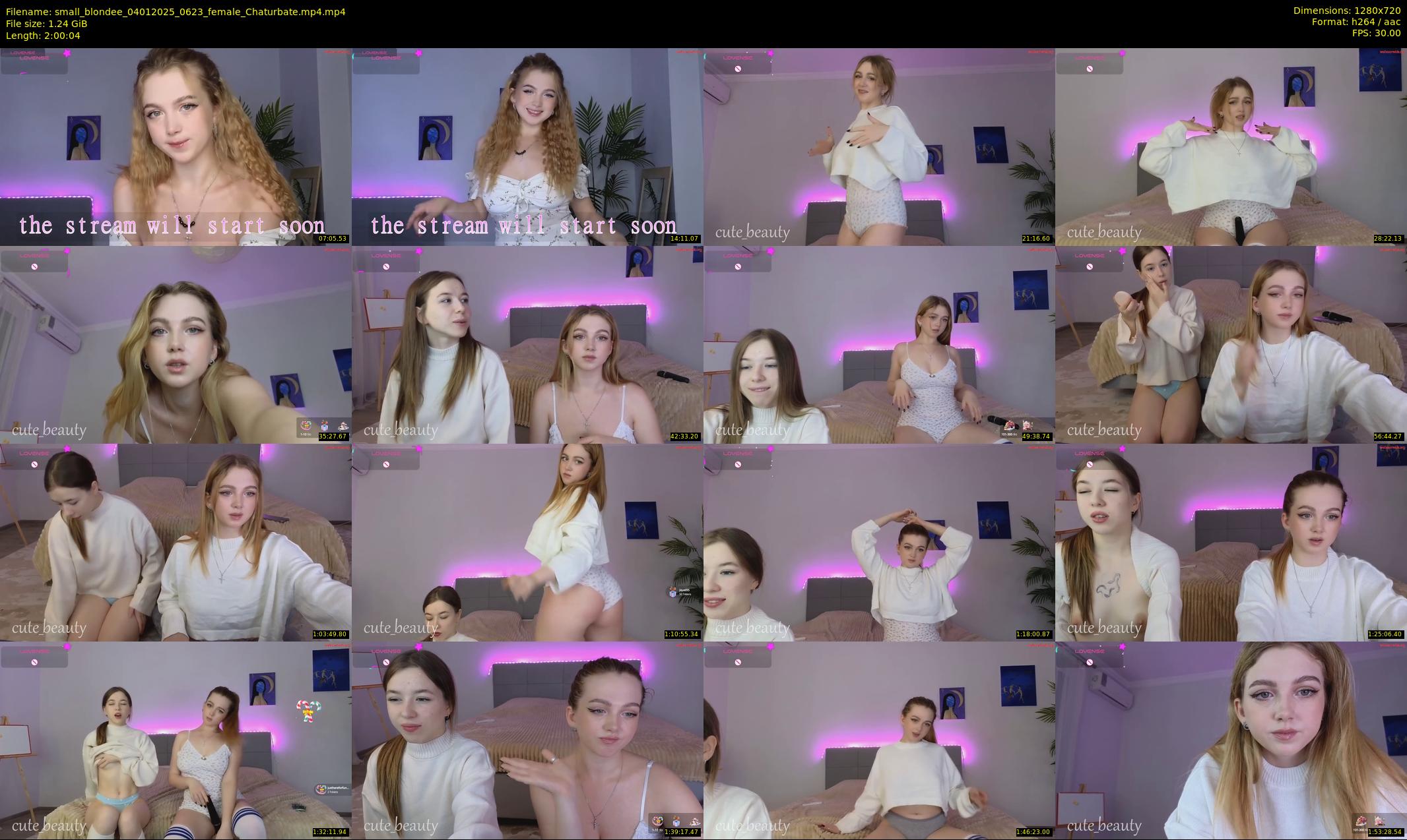 small_blondee — 121 minute Chaturbate female cam show recording, 720p, Jan 4, 2025
