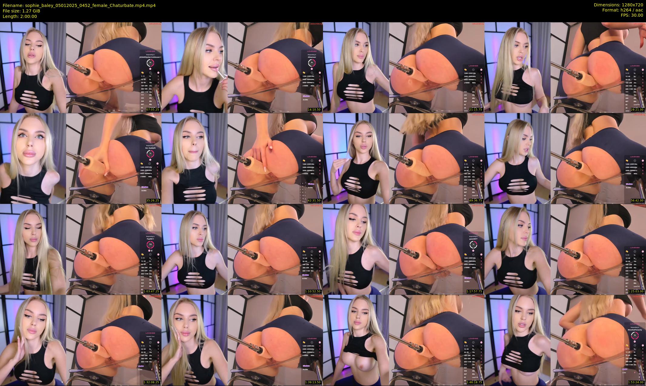 sophie_baley — 120 minute Chaturbate female cam show recording, 720p, Jan 5, 2025