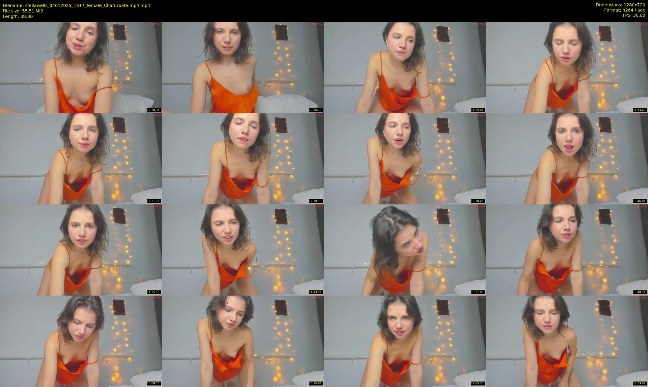 stellawells — 8 minute Chaturbate female cam show recording, 720p, Jan 4, 2025