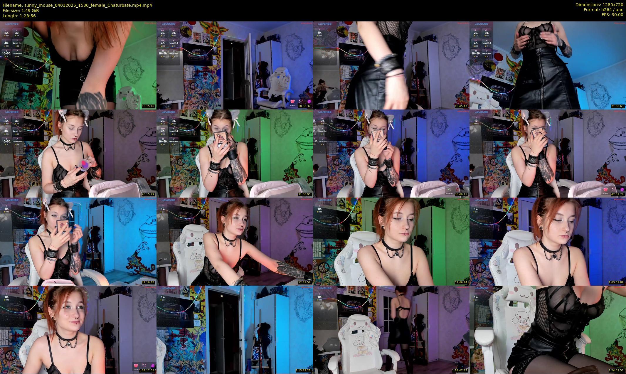 sunny_mouse — 89 minute Chaturbate female cam show recording, 720p, Jan 4, 2025