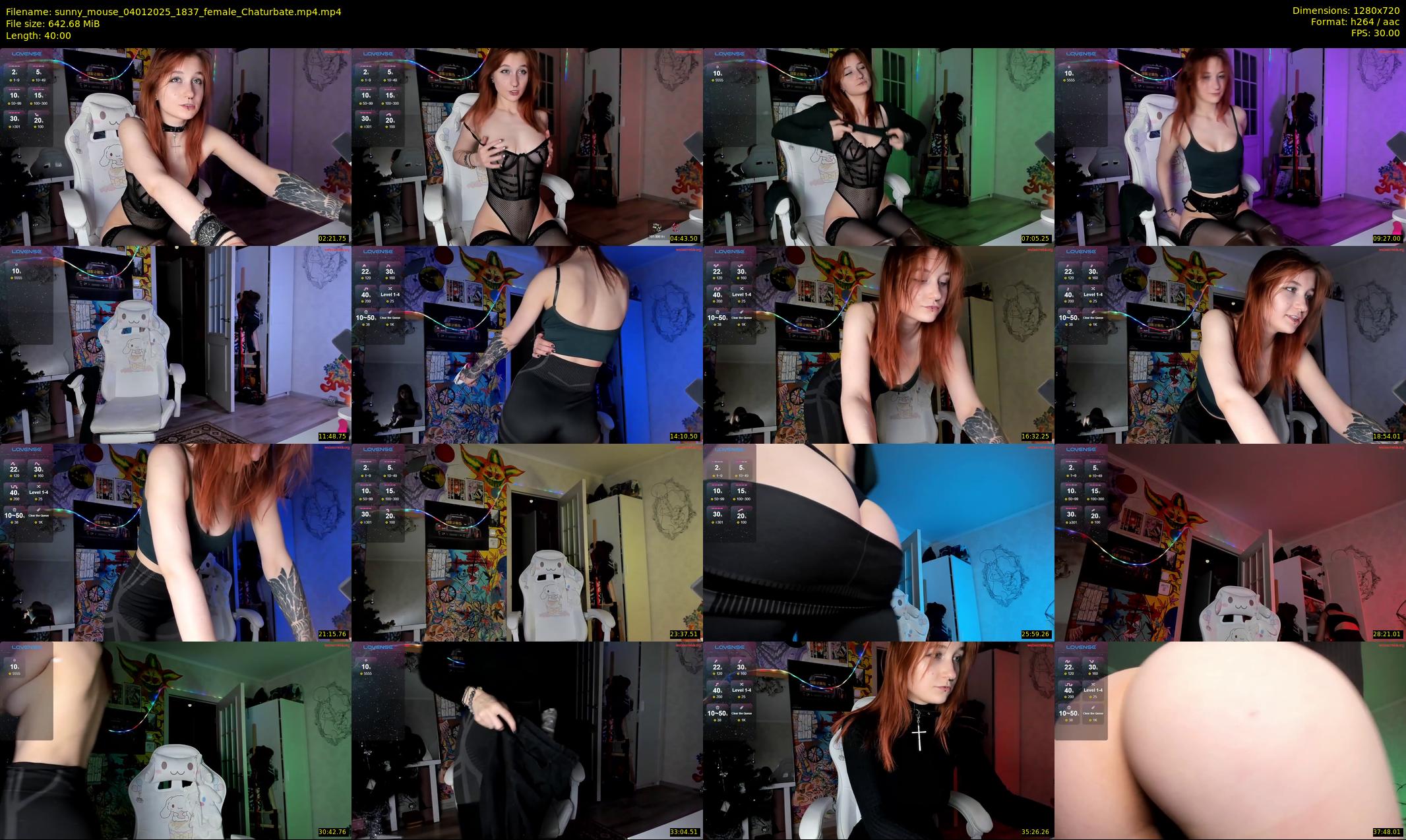 sunny_mouse — 40 minute Chaturbate female cam show recording, 720p, Jan 4, 2025