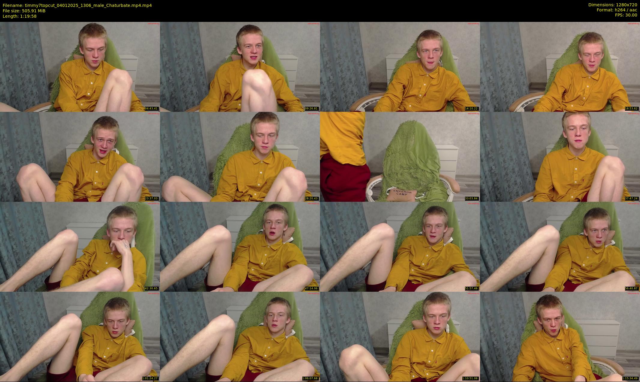 timmy7topcut — 80 minute Chaturbate male cam show recording, 720p, Jan 4, 2025