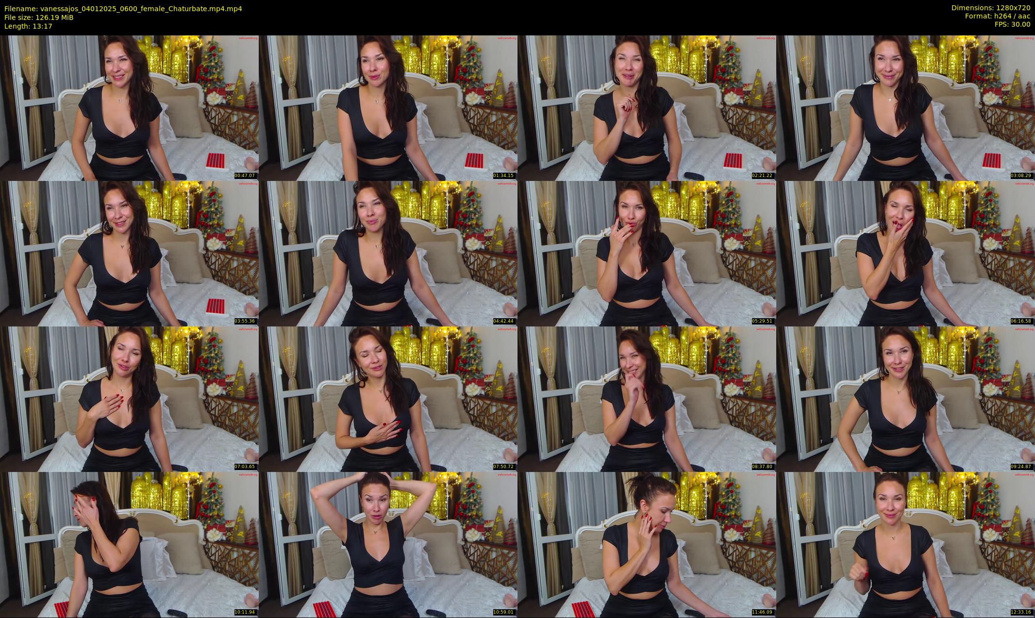 vanessajos — 14 minute Chaturbate female cam show recording, 720p, Jan 4, 2025
