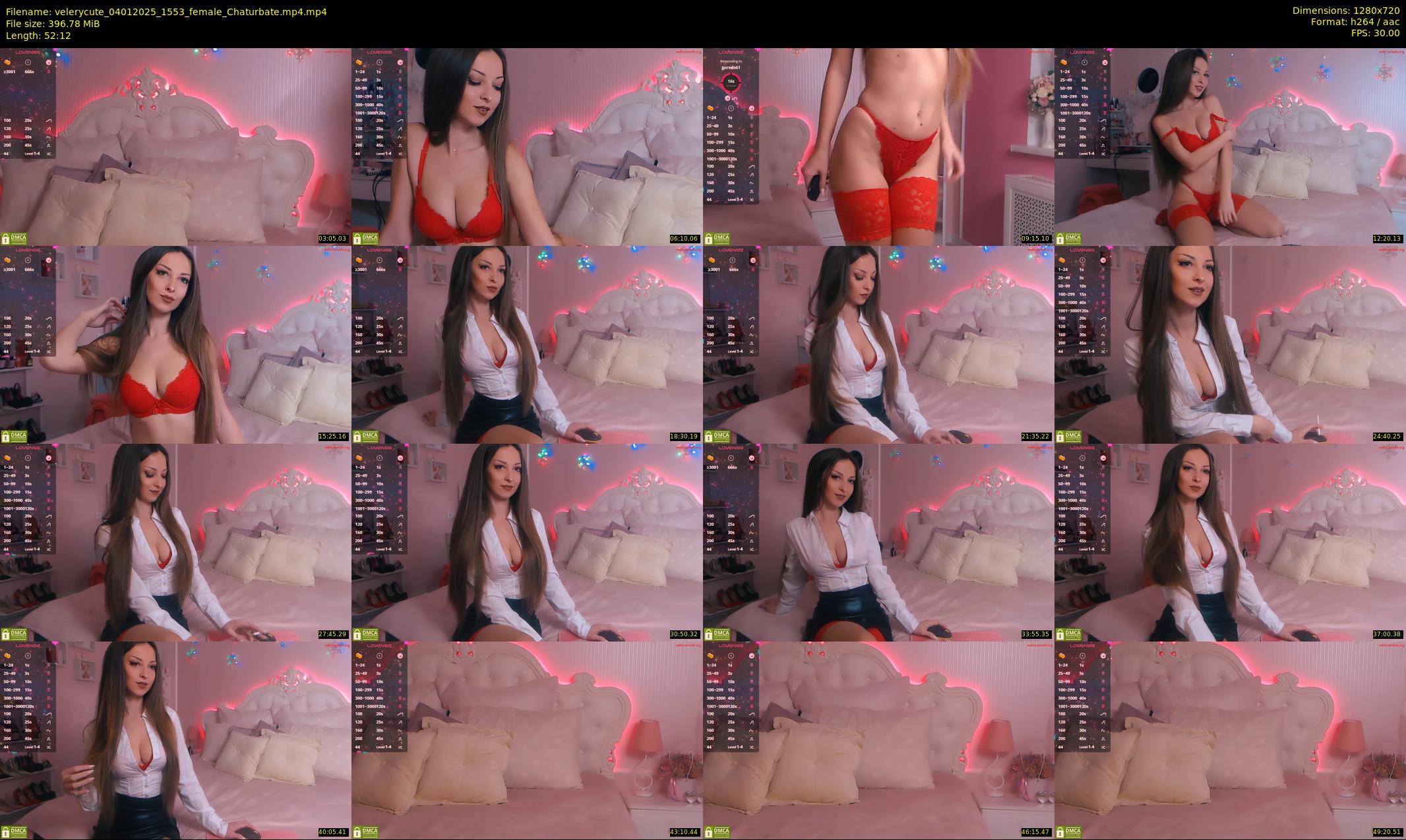 velerycute — 53 minute Chaturbate female cam show recording, 720p, Jan 4, 2025