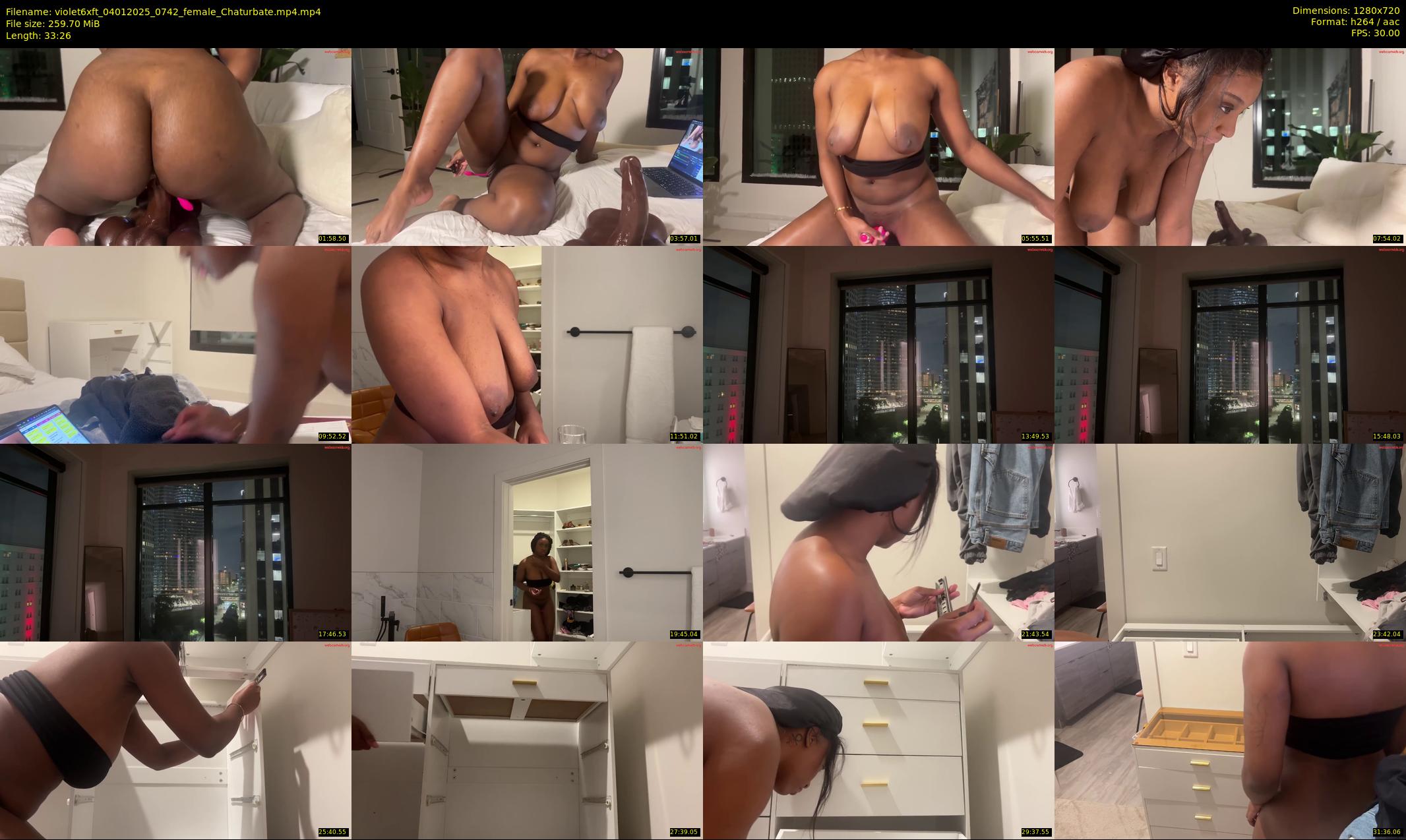 violet6xft — 34 minute Chaturbate female cam show recording, 720p, Jan 4, 2025