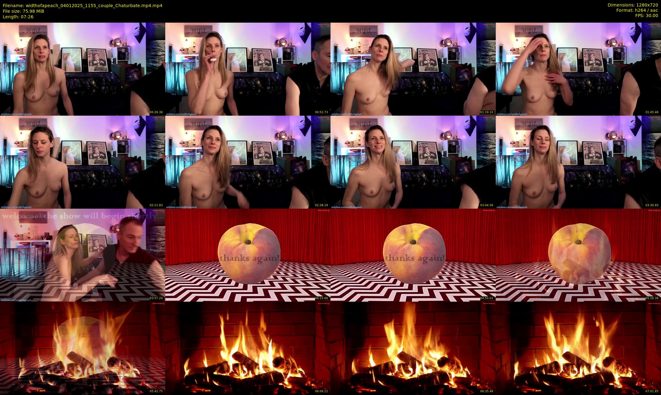 widthofapeach — 8 minute Chaturbate couple cam show recording, 720p, Jan 4, 2025