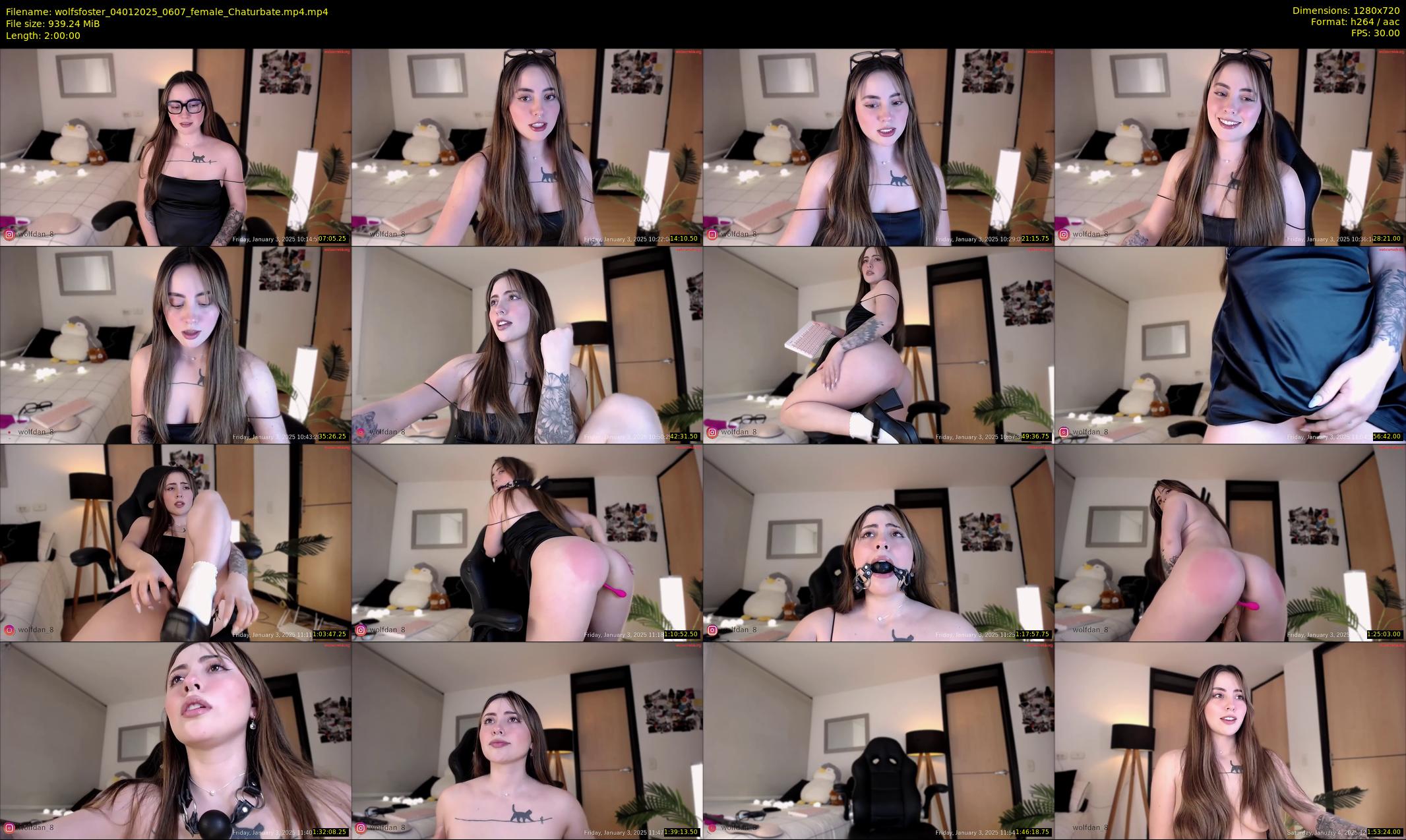 wolfsfoster — 120 minute Chaturbate couple cam show recording, 720p, Jan 4, 2025