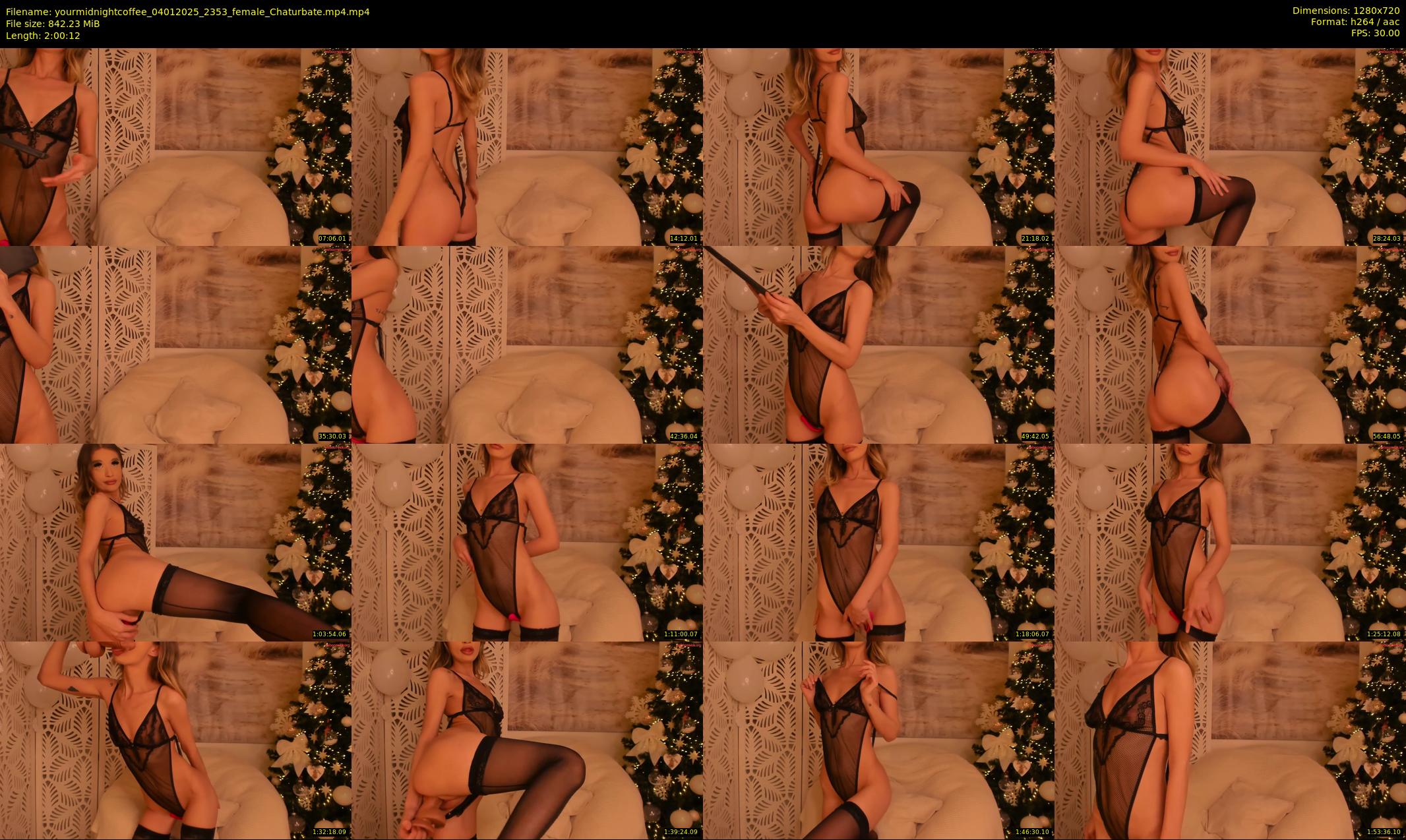 yourmidnightcoffee — 121 minute Chaturbate female cam show recording, 720p, Jan 4, 2025