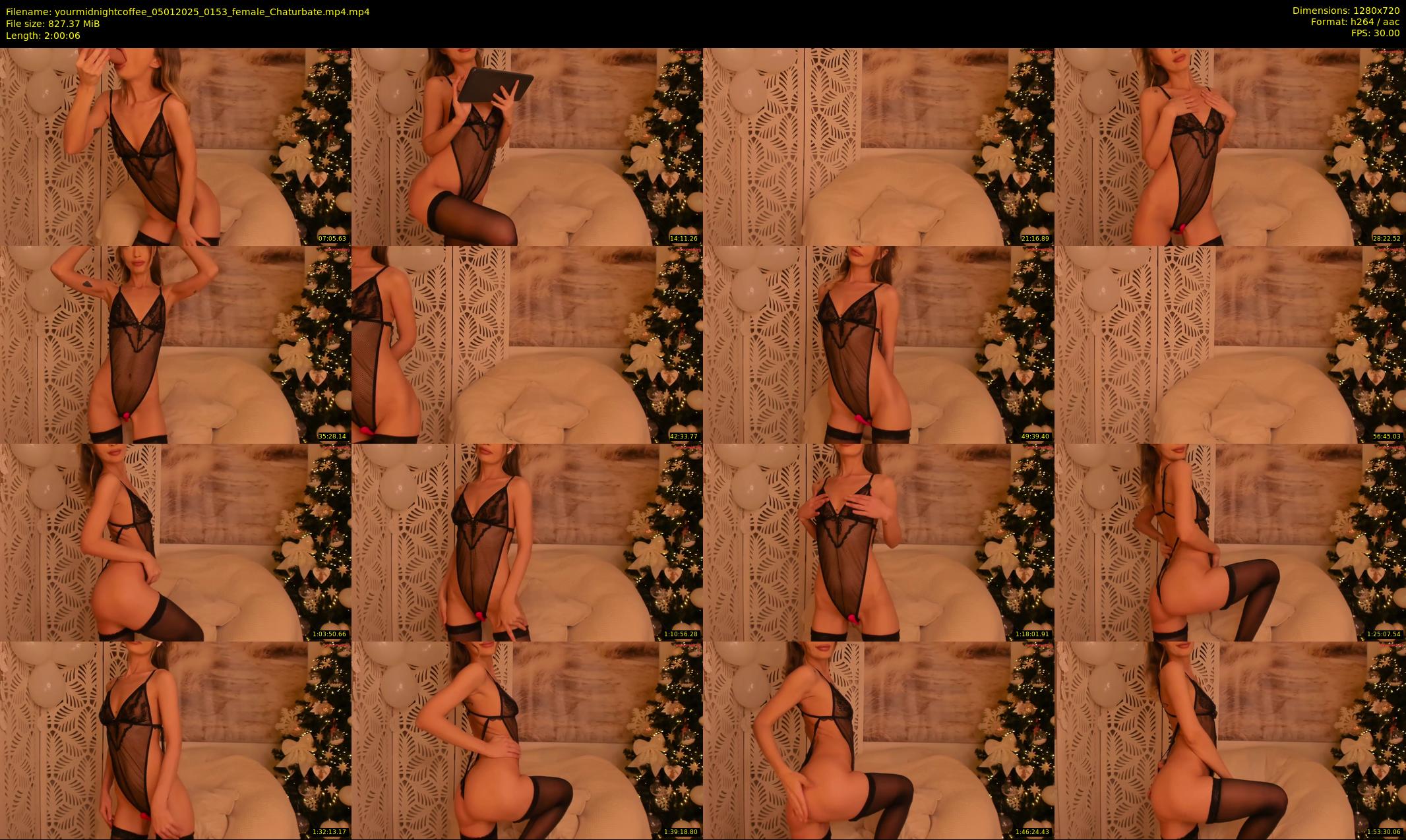 yourmidnightcoffee — 121 minute Chaturbate female cam show recording, 720p, Jan 5, 2025