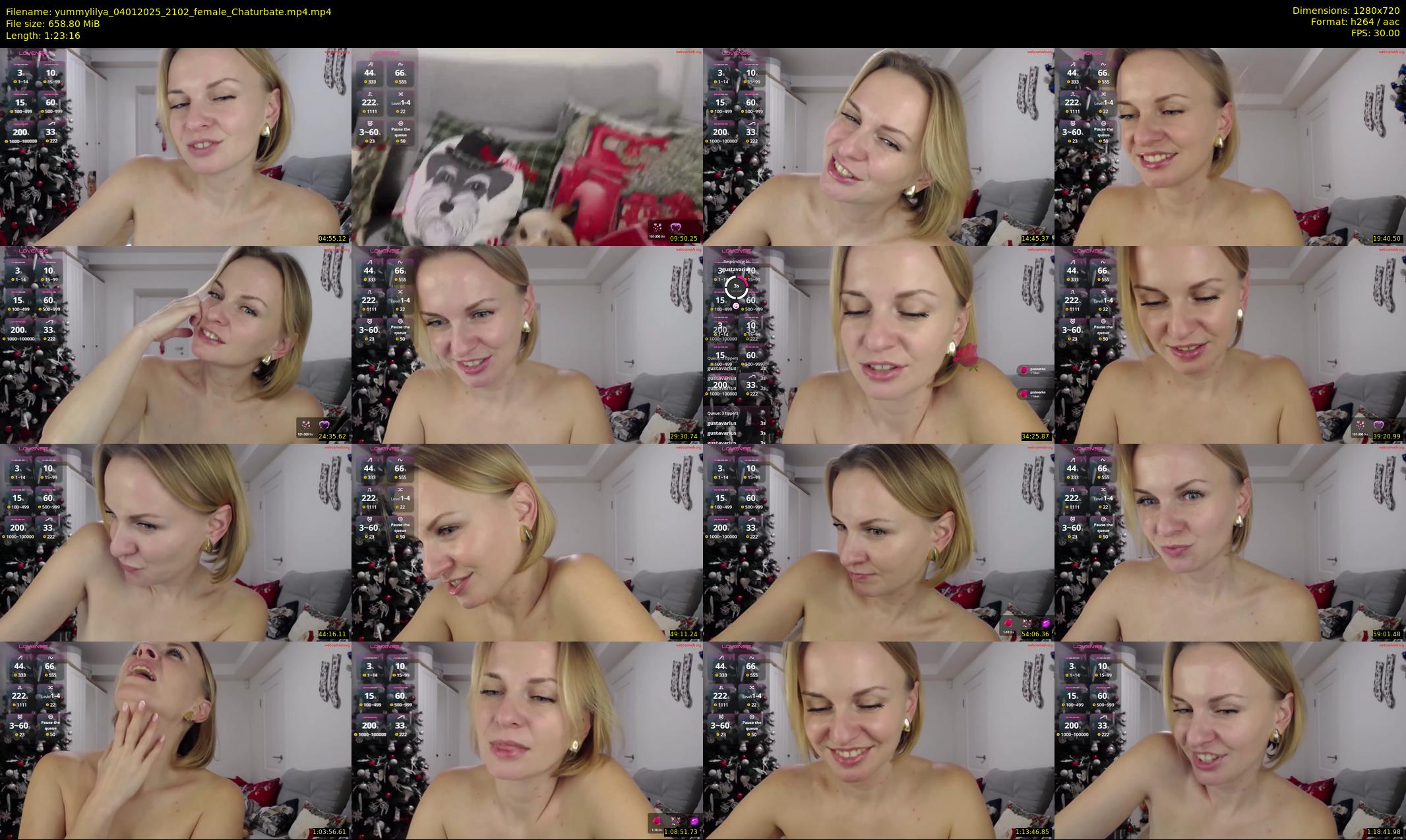 yummylilya — 84 minute Chaturbate female cam show recording, 720p, Jan 4, 2025