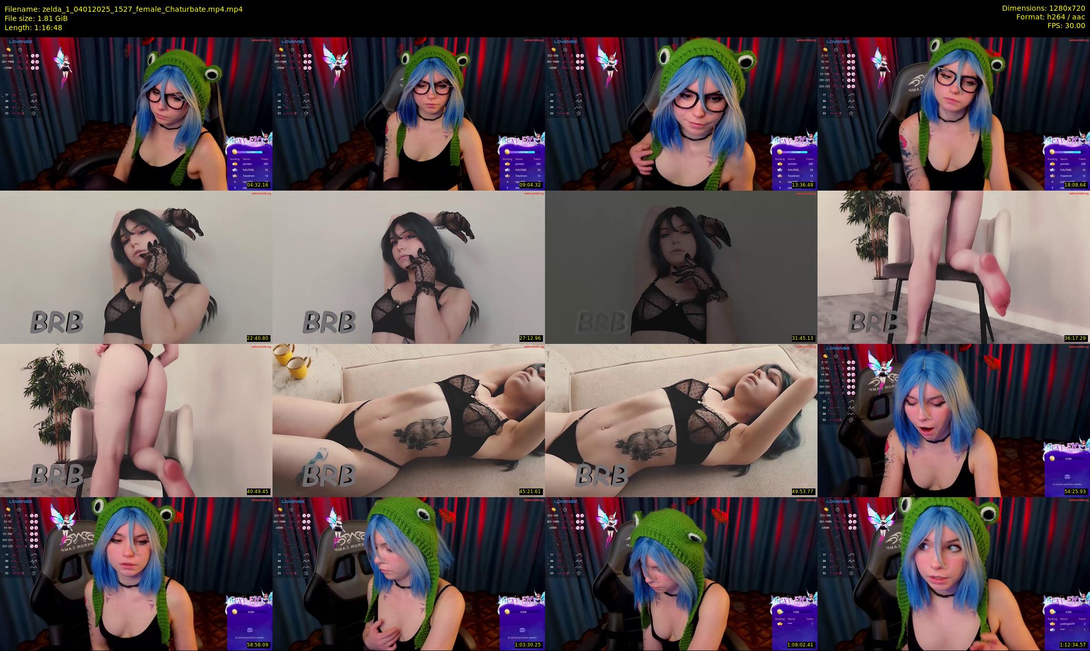 zelda_1 — 77 minute Chaturbate female cam show recording, 720p, Jan 4, 2025