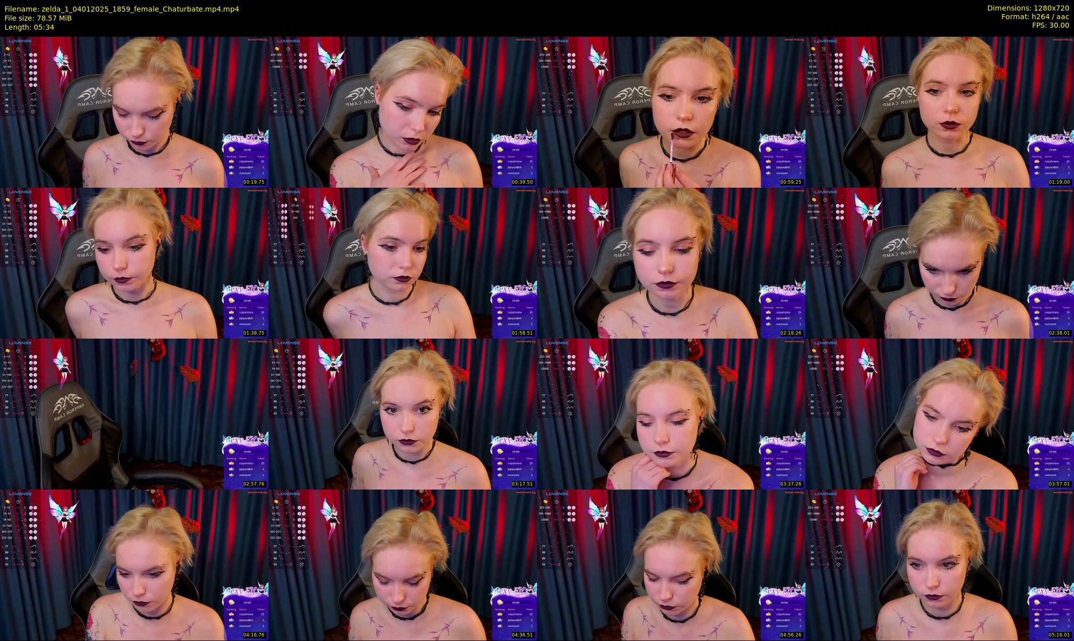 zelda_1 — 6 minute Chaturbate female cam show recording, 720p, Jan 4, 2025