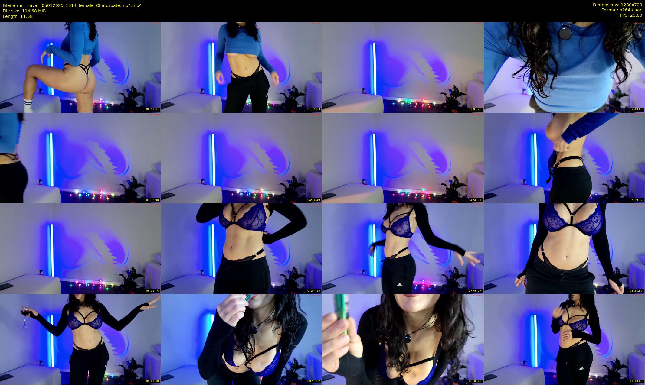 _cava_ — 12 minute Chaturbate female cam show recording, 720p, Jan 5, 2025