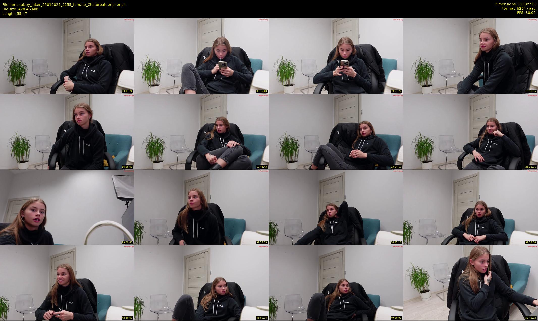 abby_laker — 56 minute Chaturbate female cam show recording, 720p, Jan 5, 2025