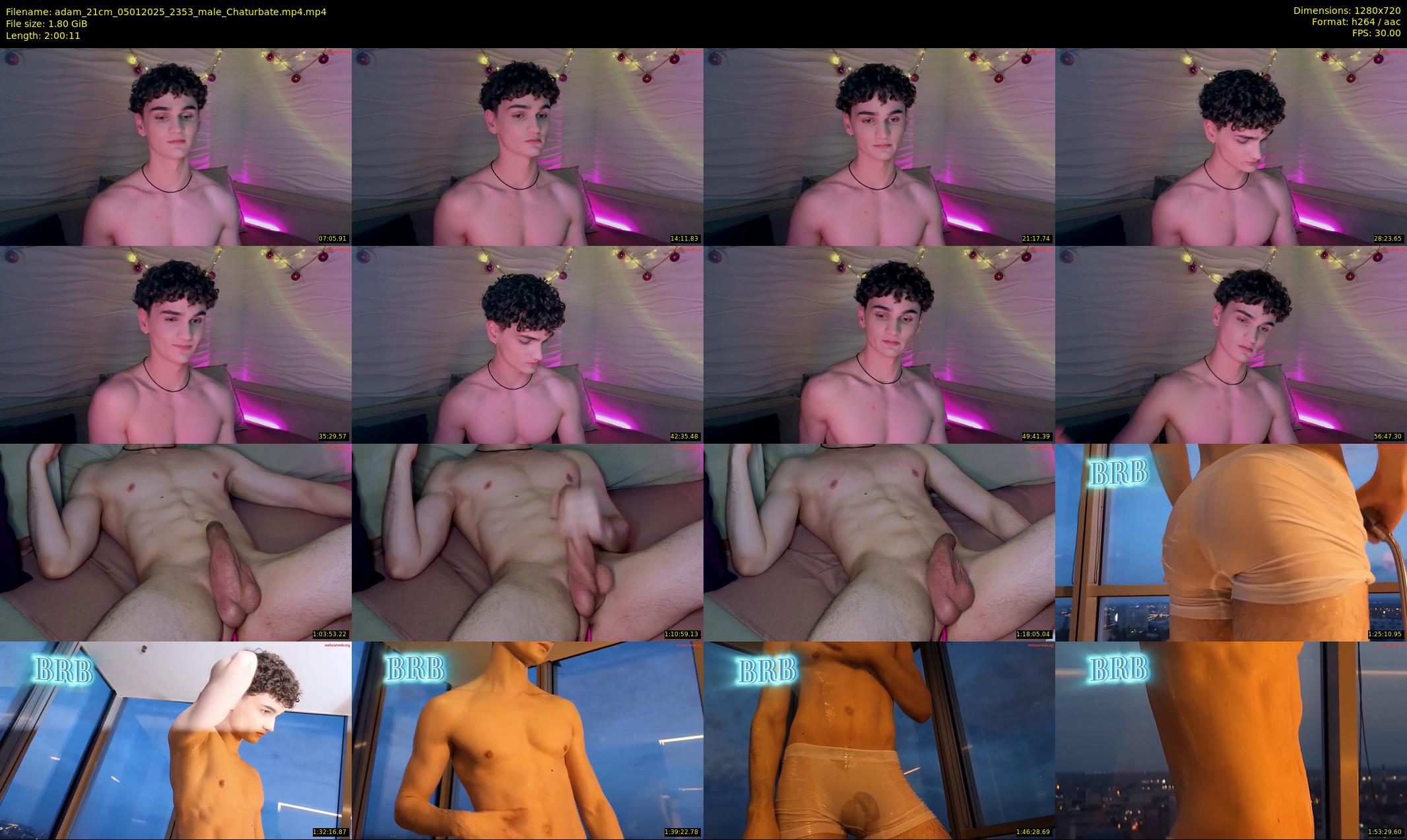 adam_21cm — 121 minute Chaturbate male cam show recording, 720p, Jan 5, 2025