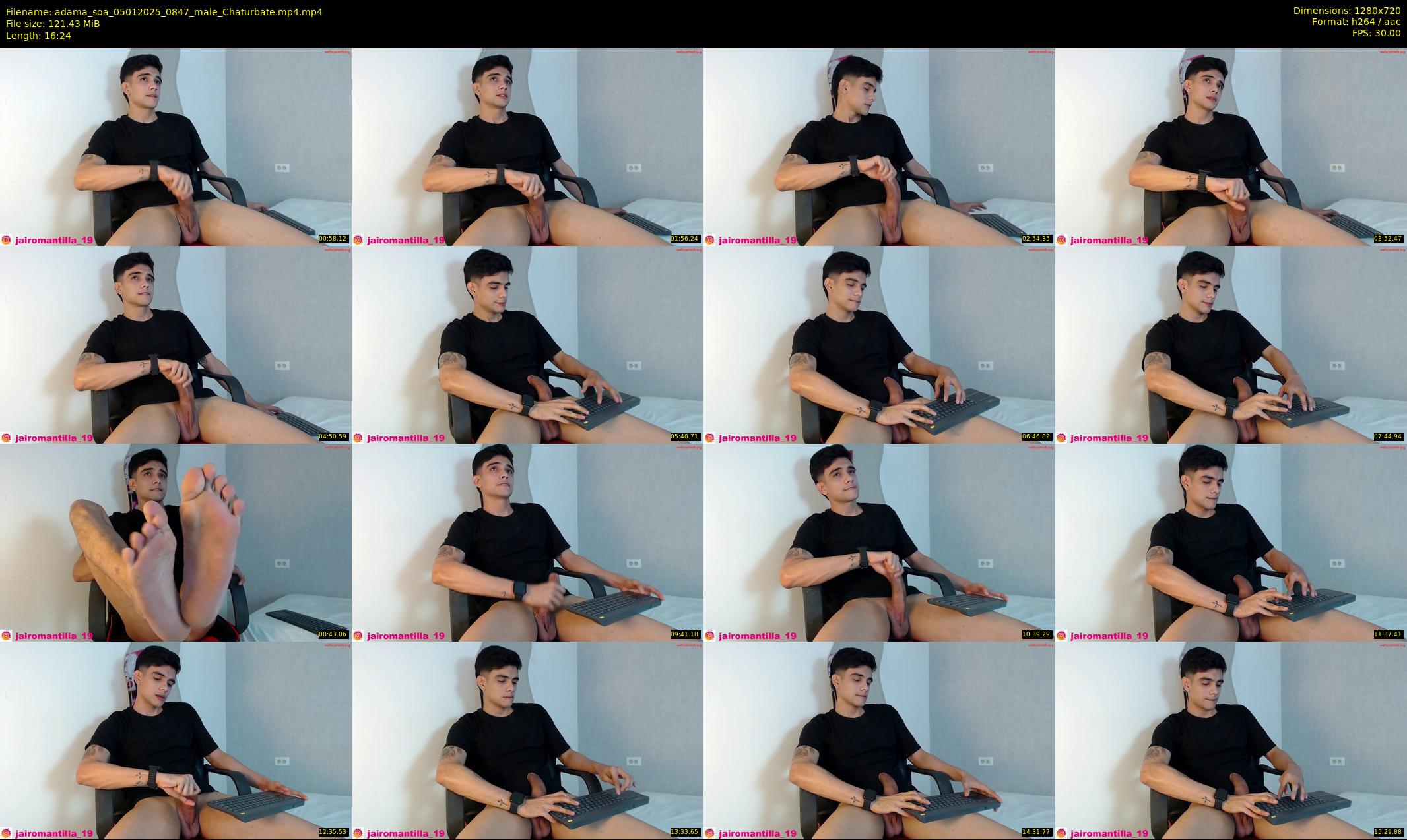 adama_soa — 17 minute Chaturbate male cam show recording, 720p, Jan 5, 2025