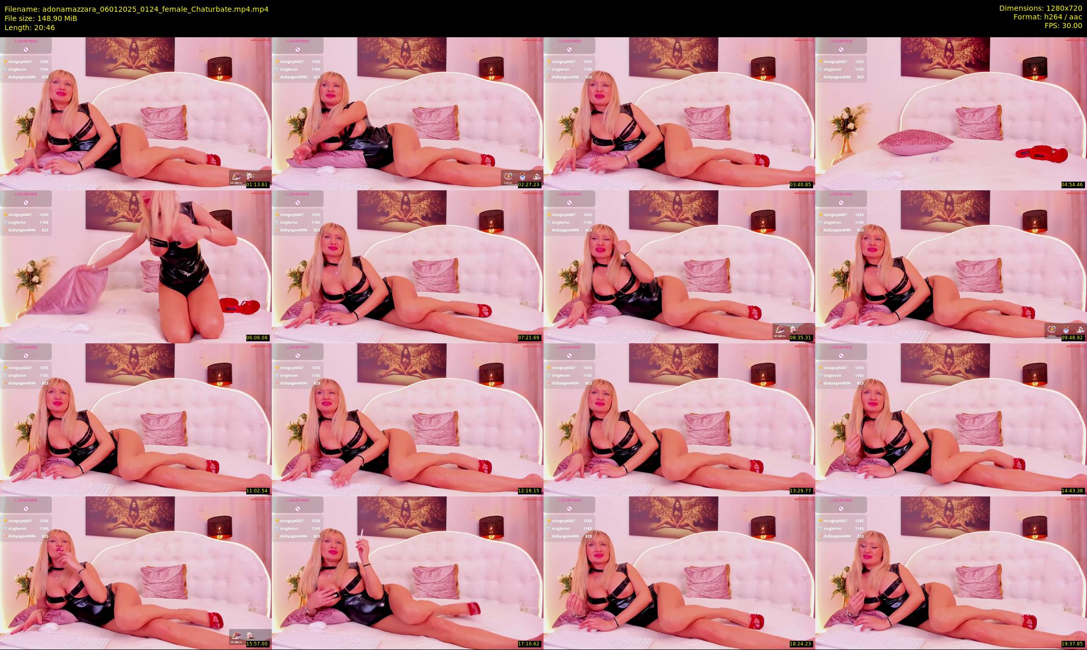 adonamazzara — 21 minute Chaturbate female cam show recording, 720p, Jan 6, 2025