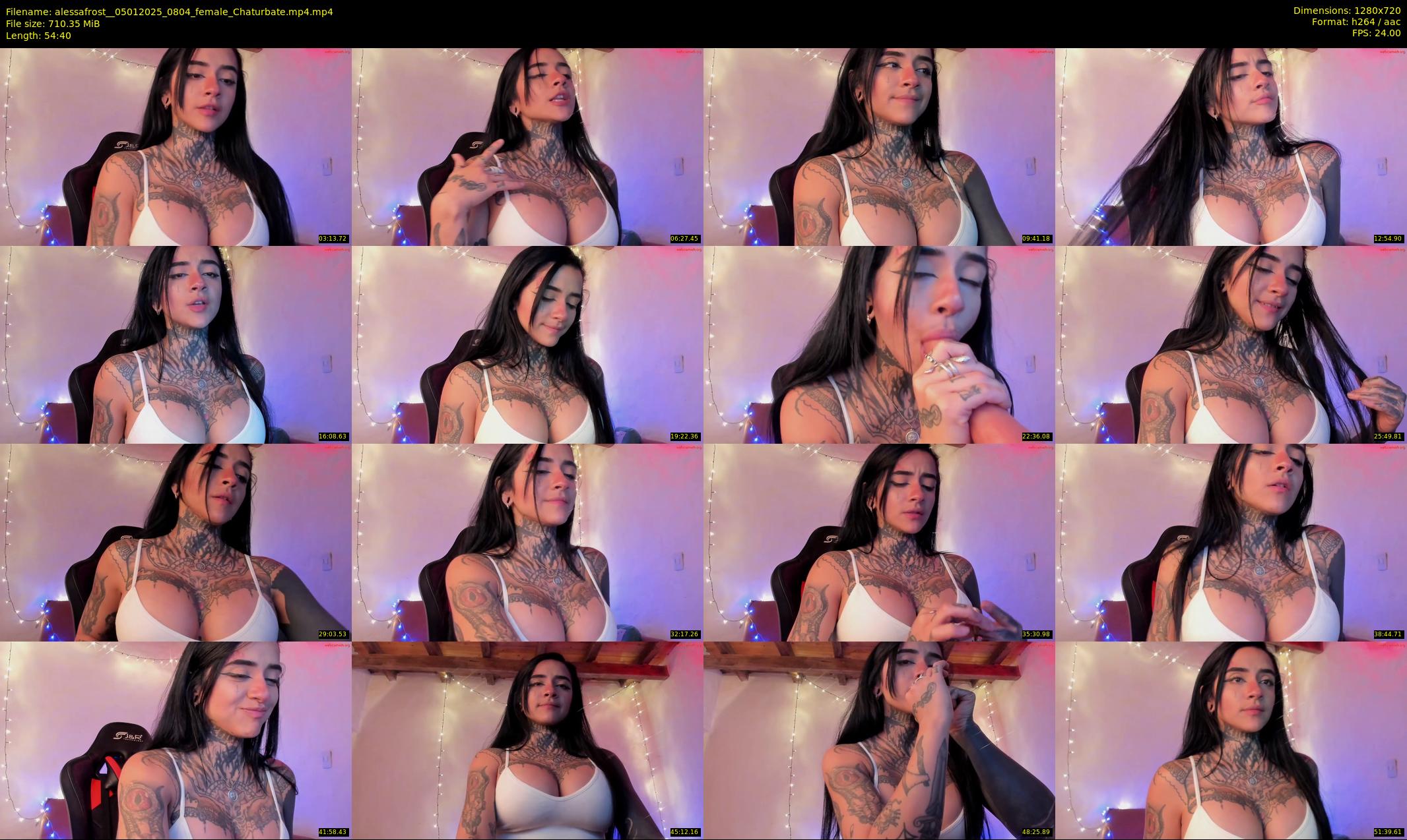 alessafrost_ — 55 minute Chaturbate female cam show recording, 720p, Jan 5, 2025