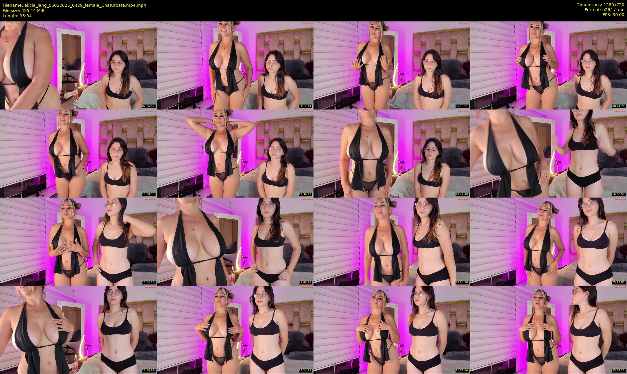alicia_lang — 36 minute Chaturbate female cam show recording, 720p, Jan 6, 2025