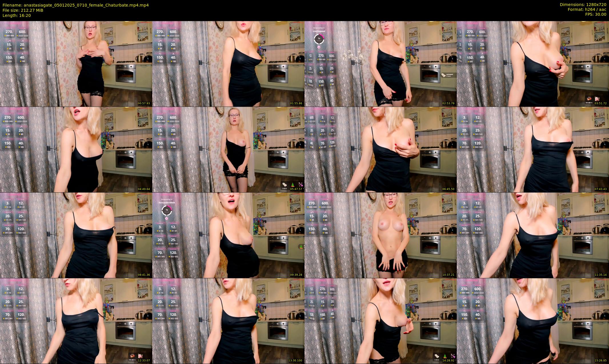 anastasiagate — 17 minute Chaturbate female cam show recording, 720p, Jan 5, 2025