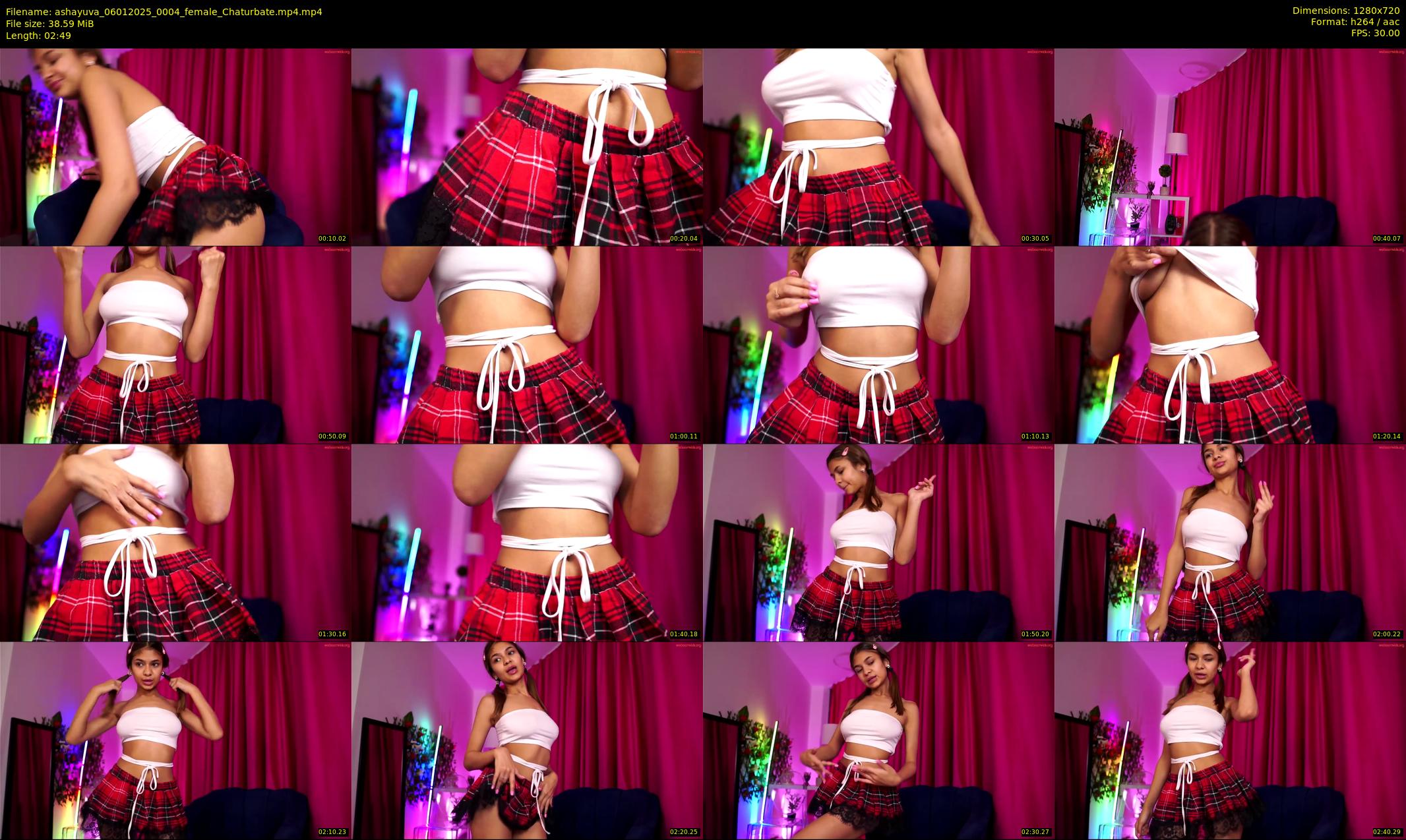 ashayuva — 3 minute Chaturbate female cam show recording, 720p, Jan 6, 2025