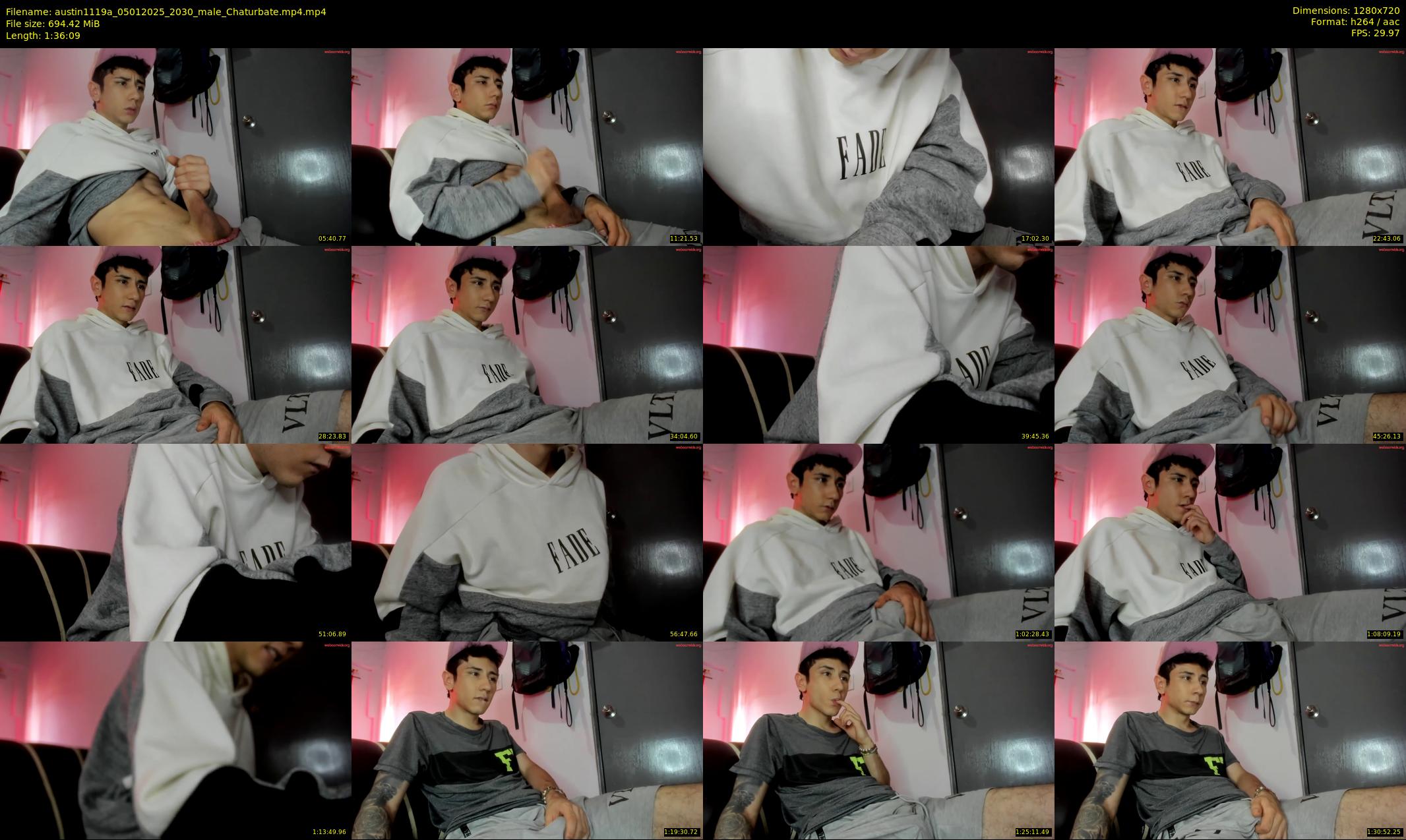 austin1119a — 97 minute Chaturbate male cam show recording, 720p, Jan 5, 2025