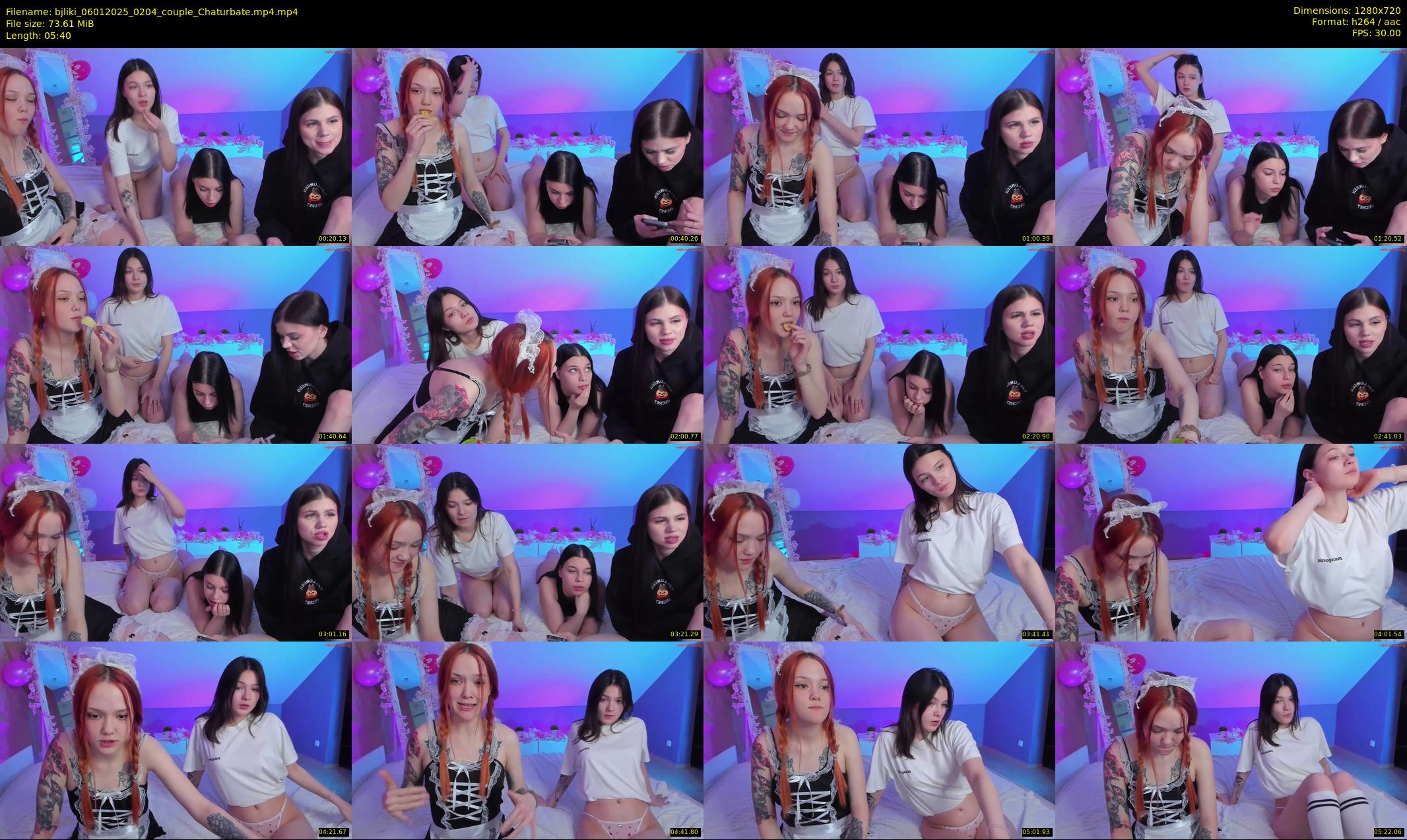 bjliki — 6 minute Chaturbate couple cam show recording, 720p, Jan 6, 2025
