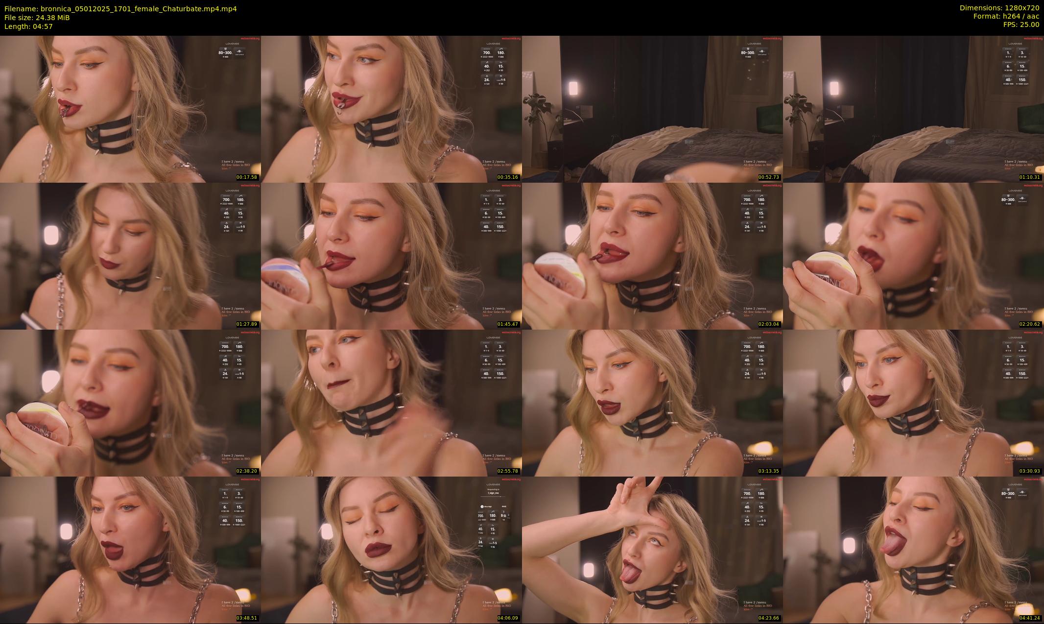 bronnica — 5 minute Chaturbate female cam show recording, 720p, Jan 5, 2025
