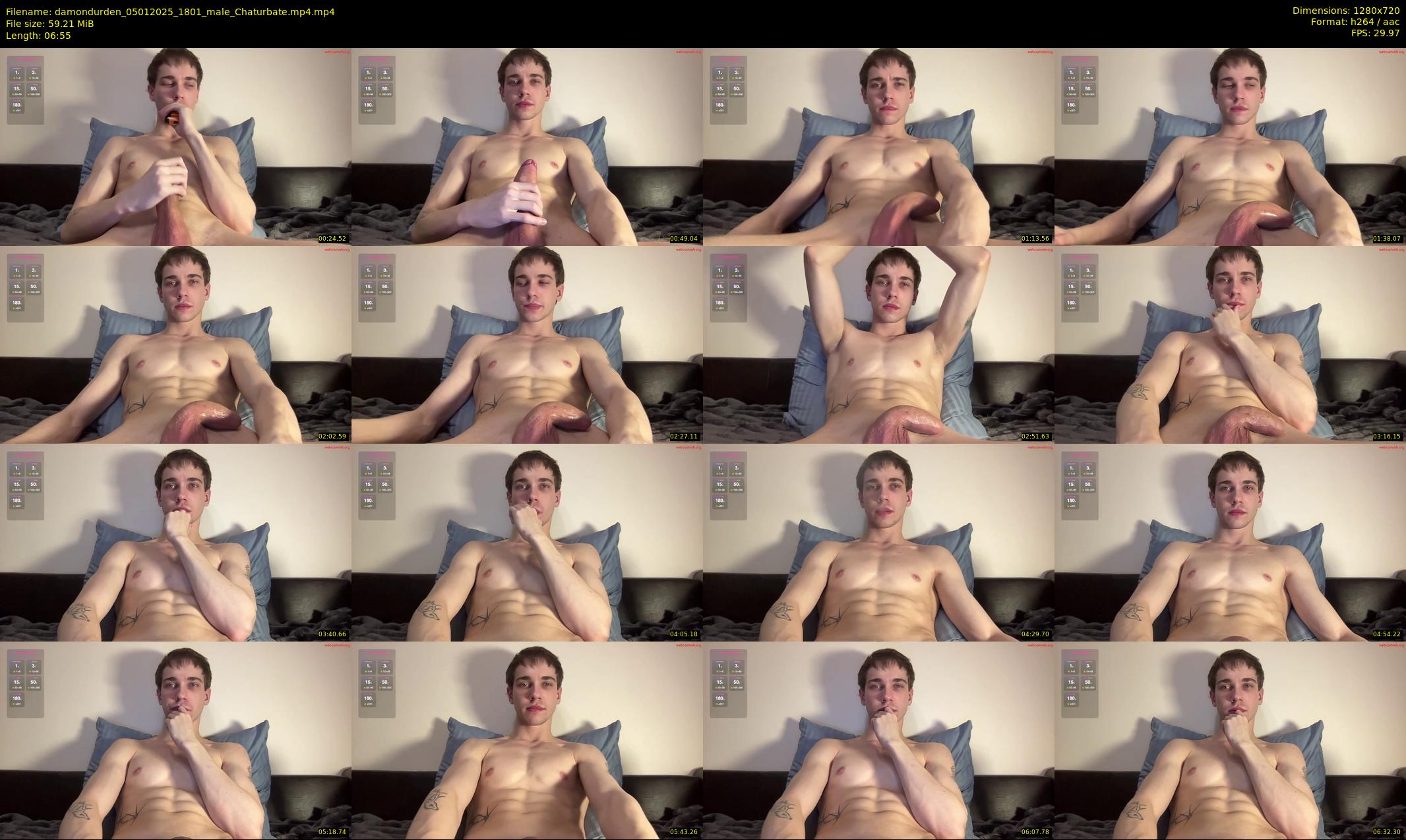 damondurden — 7 minute Chaturbate male cam show recording, 720p, Jan 5, 2025