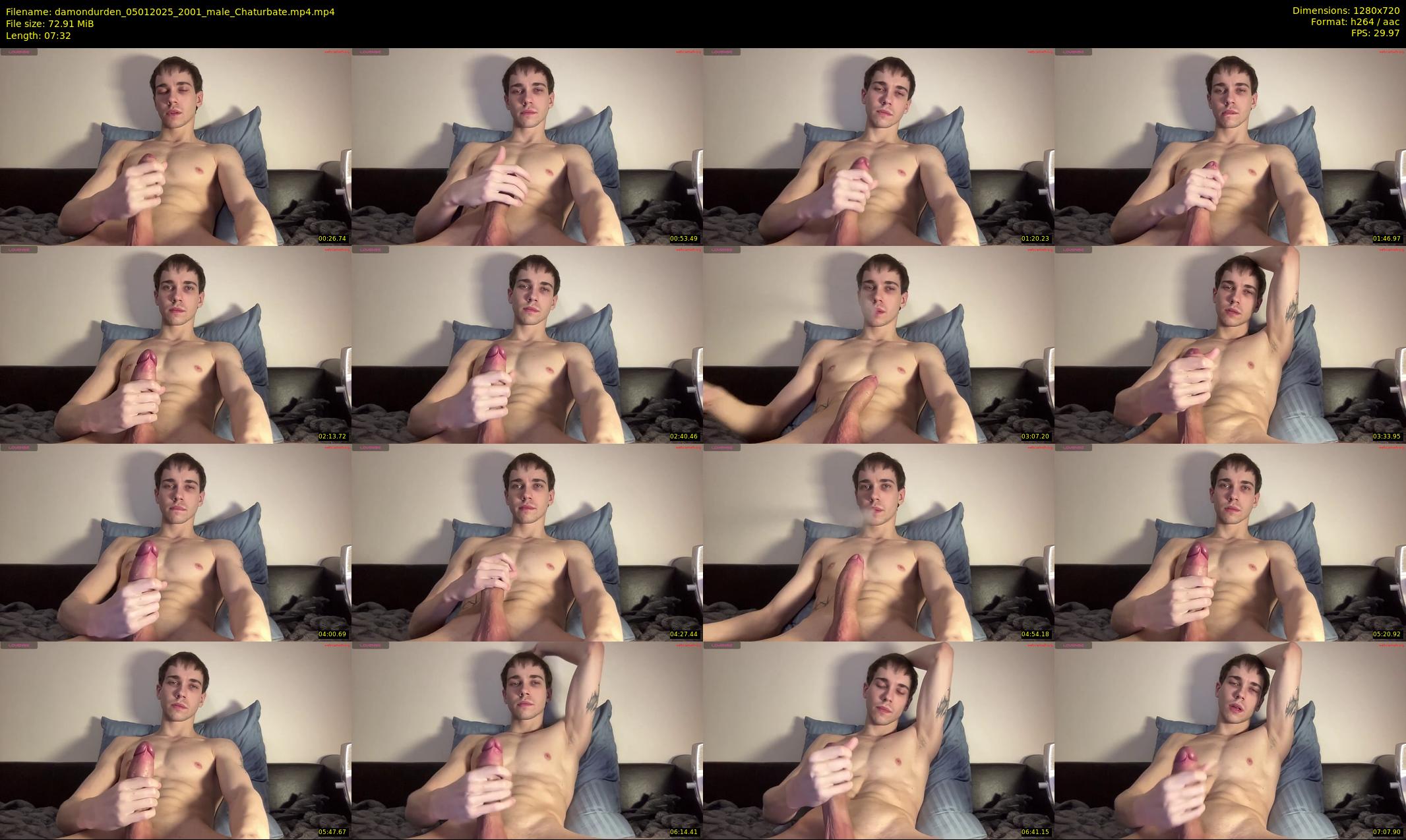 damondurden — 8 minute Chaturbate male cam show recording, 720p, Jan 5, 2025
