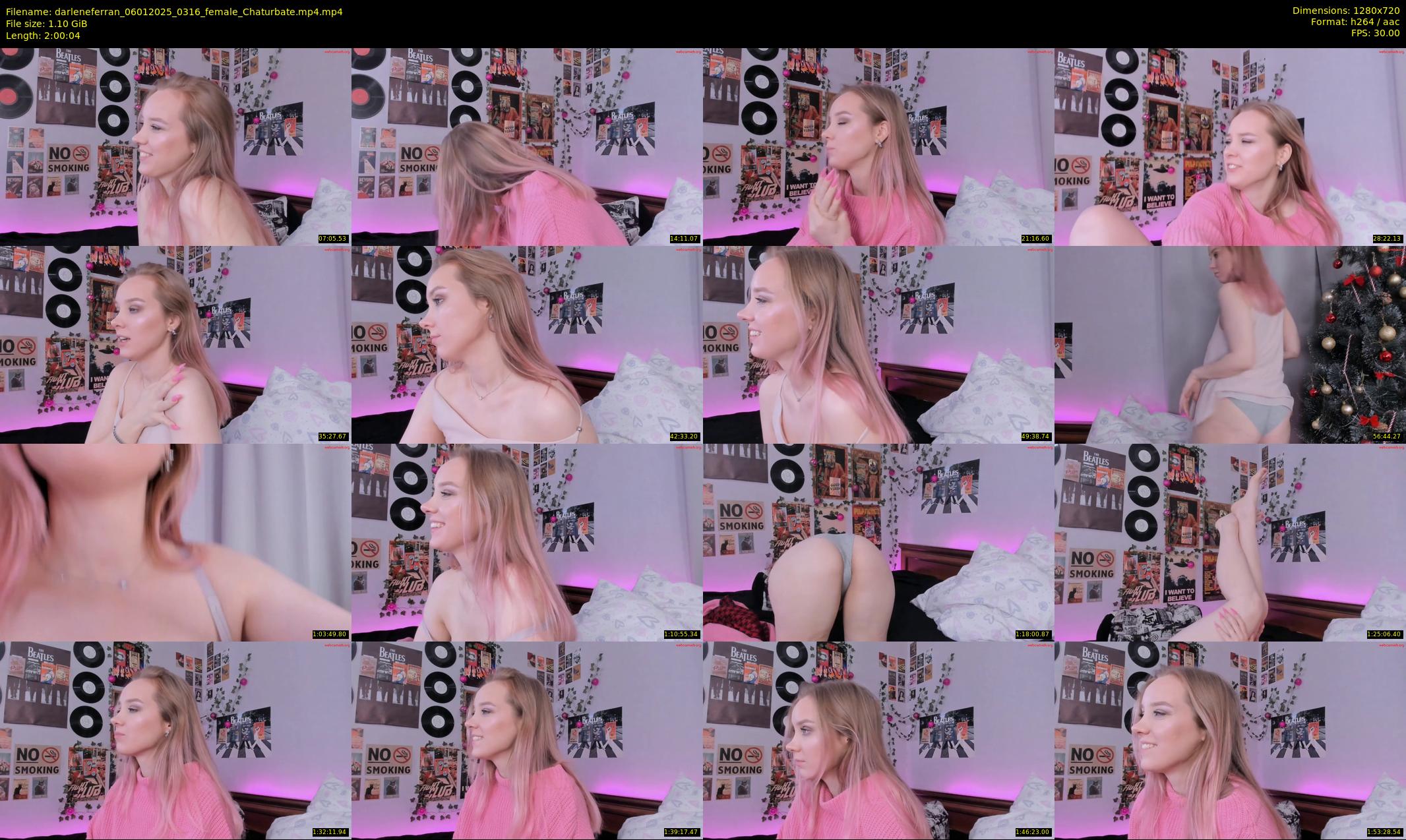 darleneferran — 121 minute Chaturbate female cam show recording, 720p, Jan 6, 2025
