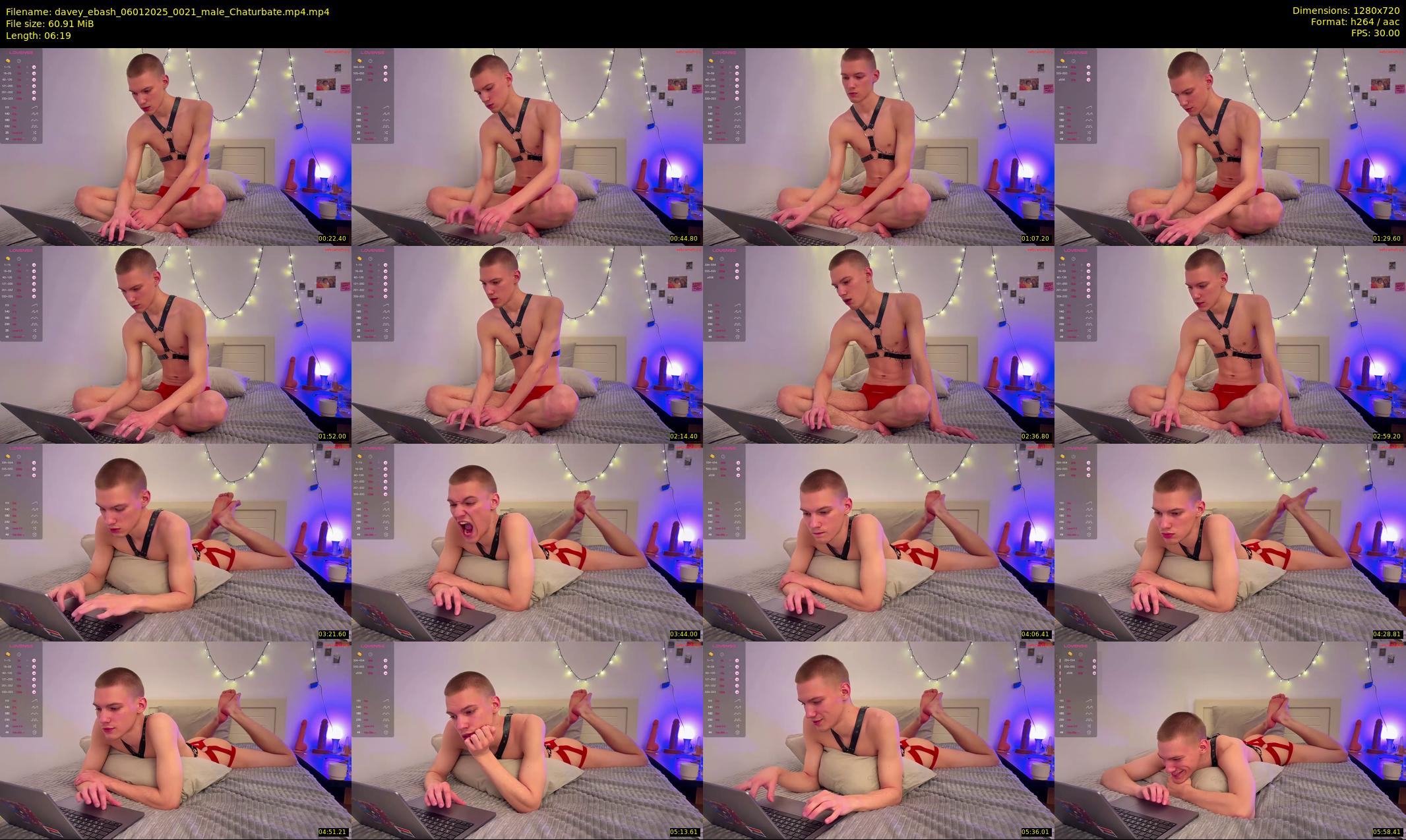 davey_ebash — 7 minute Chaturbate male cam show recording, 720p, Jan 6, 2025