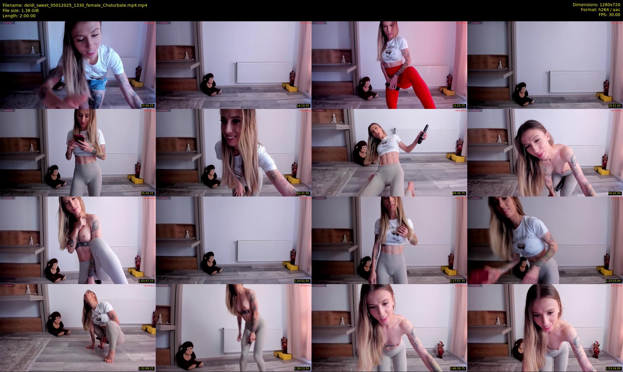 deidi_sweet — 120 minute Chaturbate female cam show recording, 720p, Jan 5, 2025