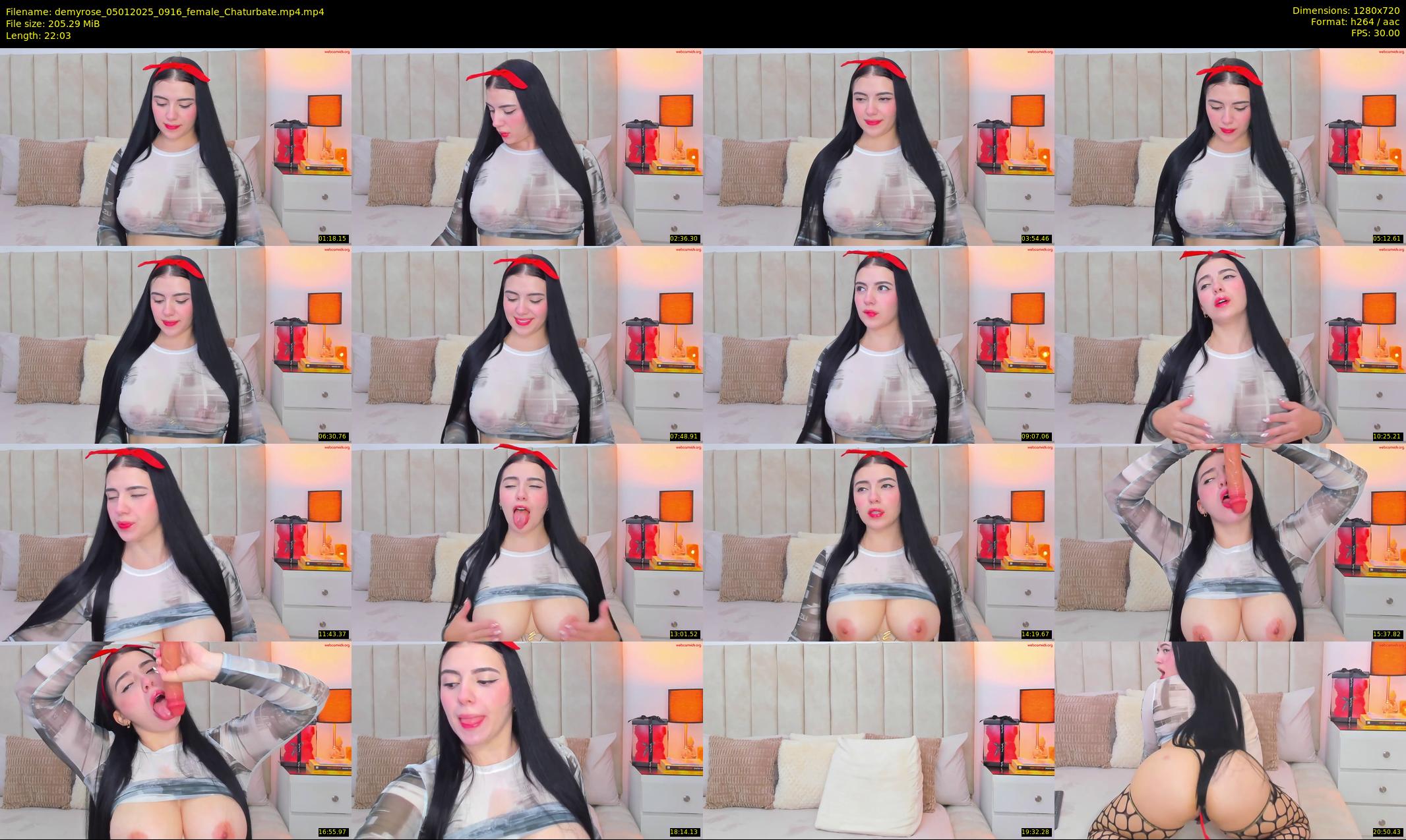 demyrose — 23 minute Chaturbate female cam show recording, 720p, Jan 5, 2025