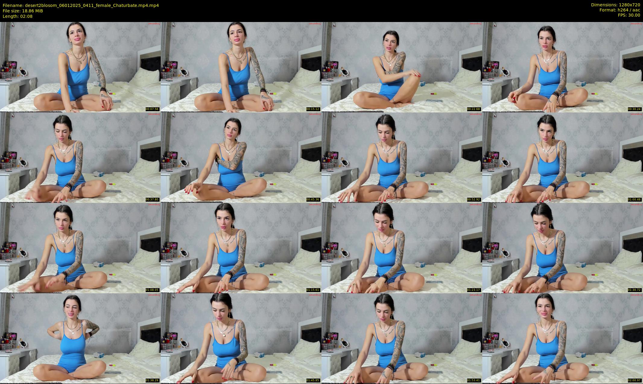 desert2blosom — 3 minute Chaturbate female cam show recording, 720p, Jan 6, 2025
