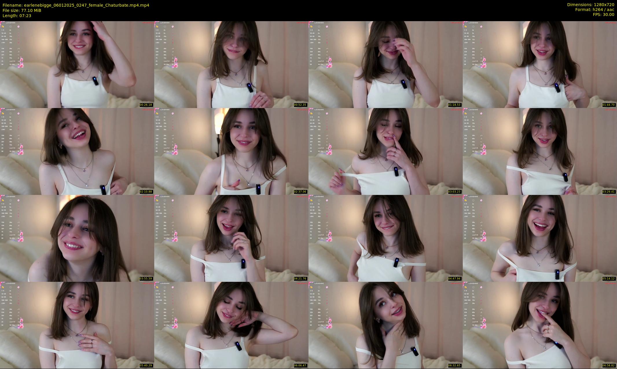 earlenebigge — 8 minute Chaturbate female cam show recording, 720p, Jan 6, 2025