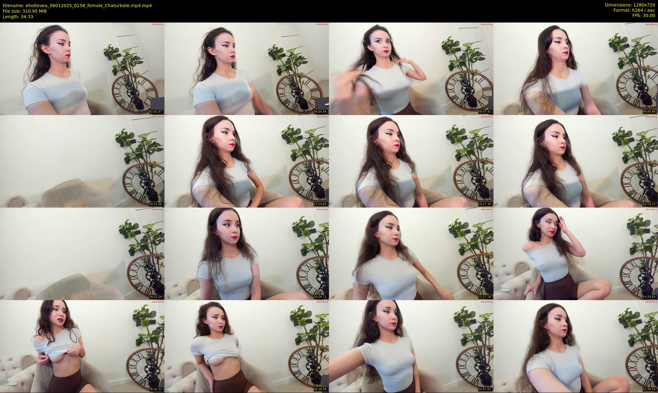 ehotlovea — 35 minute Chaturbate female cam show recording, 720p, Jan 6, 2025