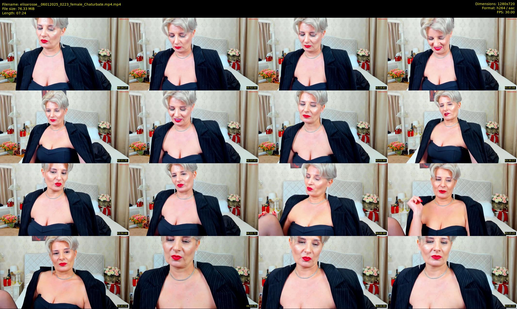 elisarosse_ — 8 minute Chaturbate female cam show recording, 720p, Jan 6, 2025