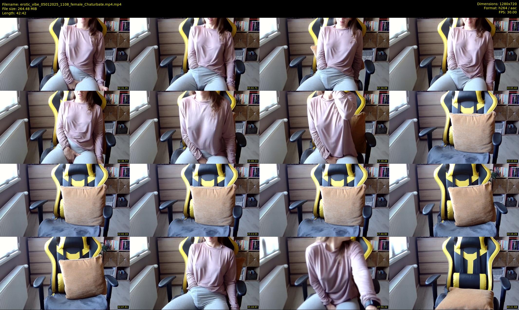 erotic_vibe — 43 minute Chaturbate female cam show recording, 720p, Jan 5, 2025