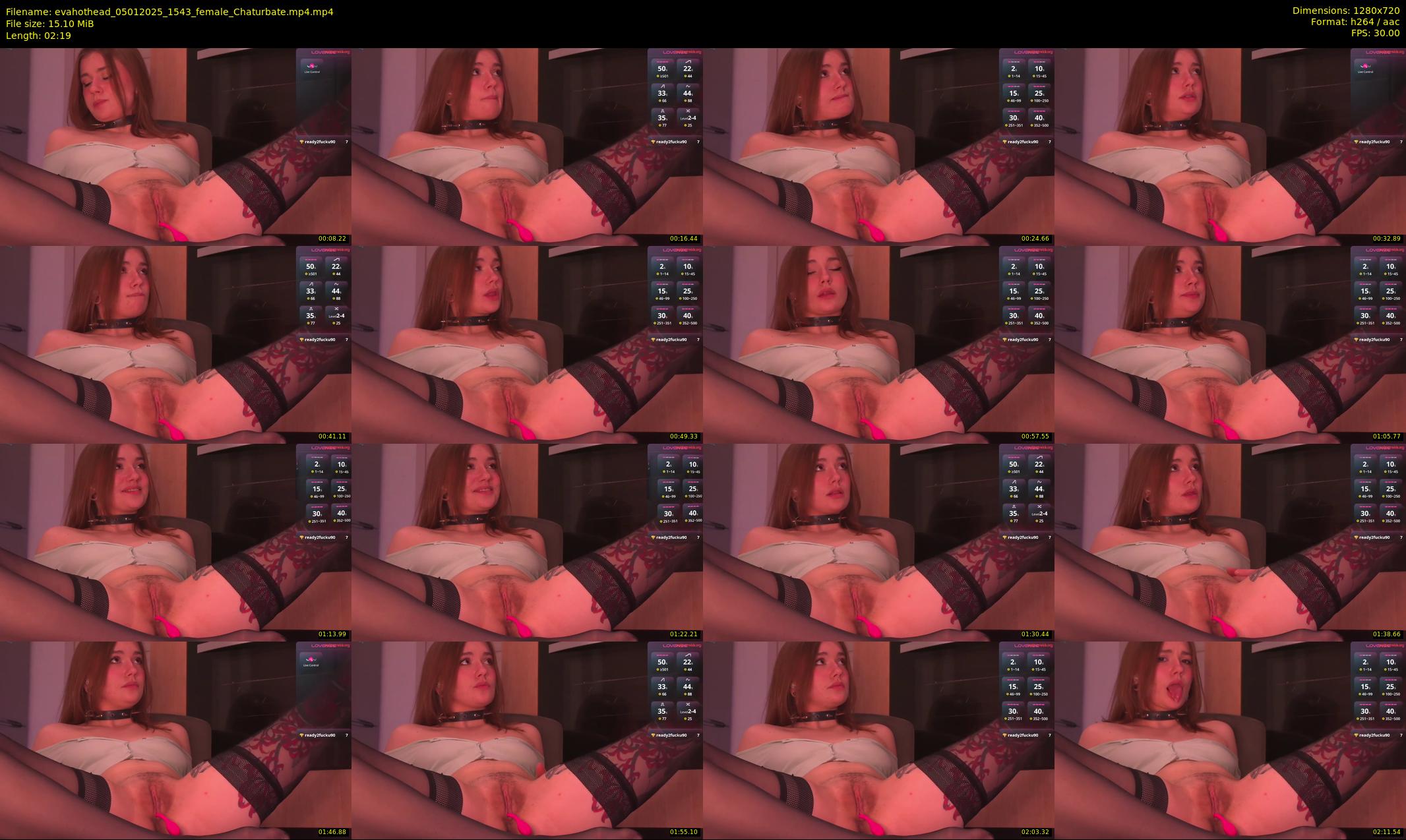 evahothead — 3 minute Chaturbate female cam show recording, 720p, Jan 5, 2025