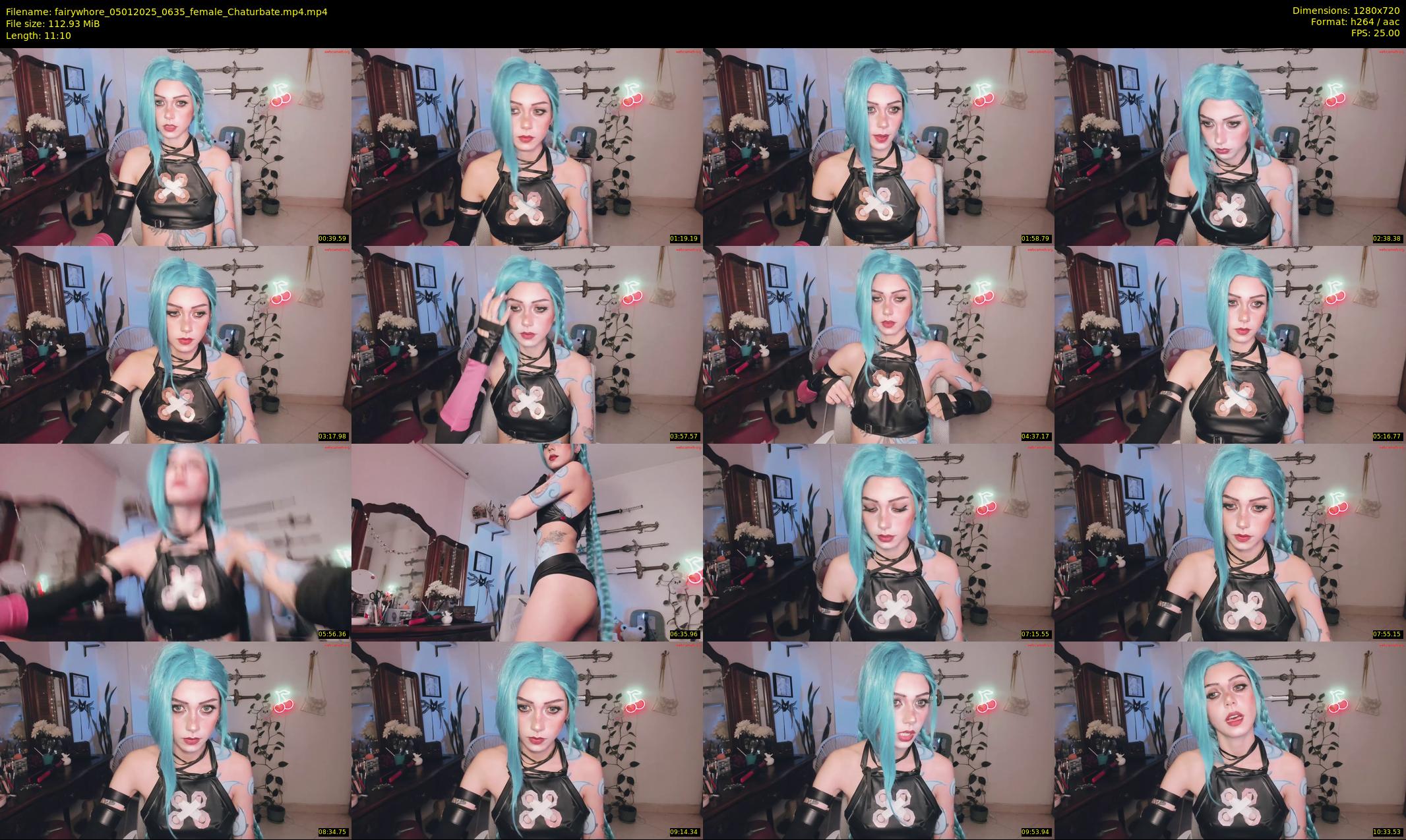 fairywhore — 12 minute Chaturbate female cam show recording, 720p, Jan 5, 2025