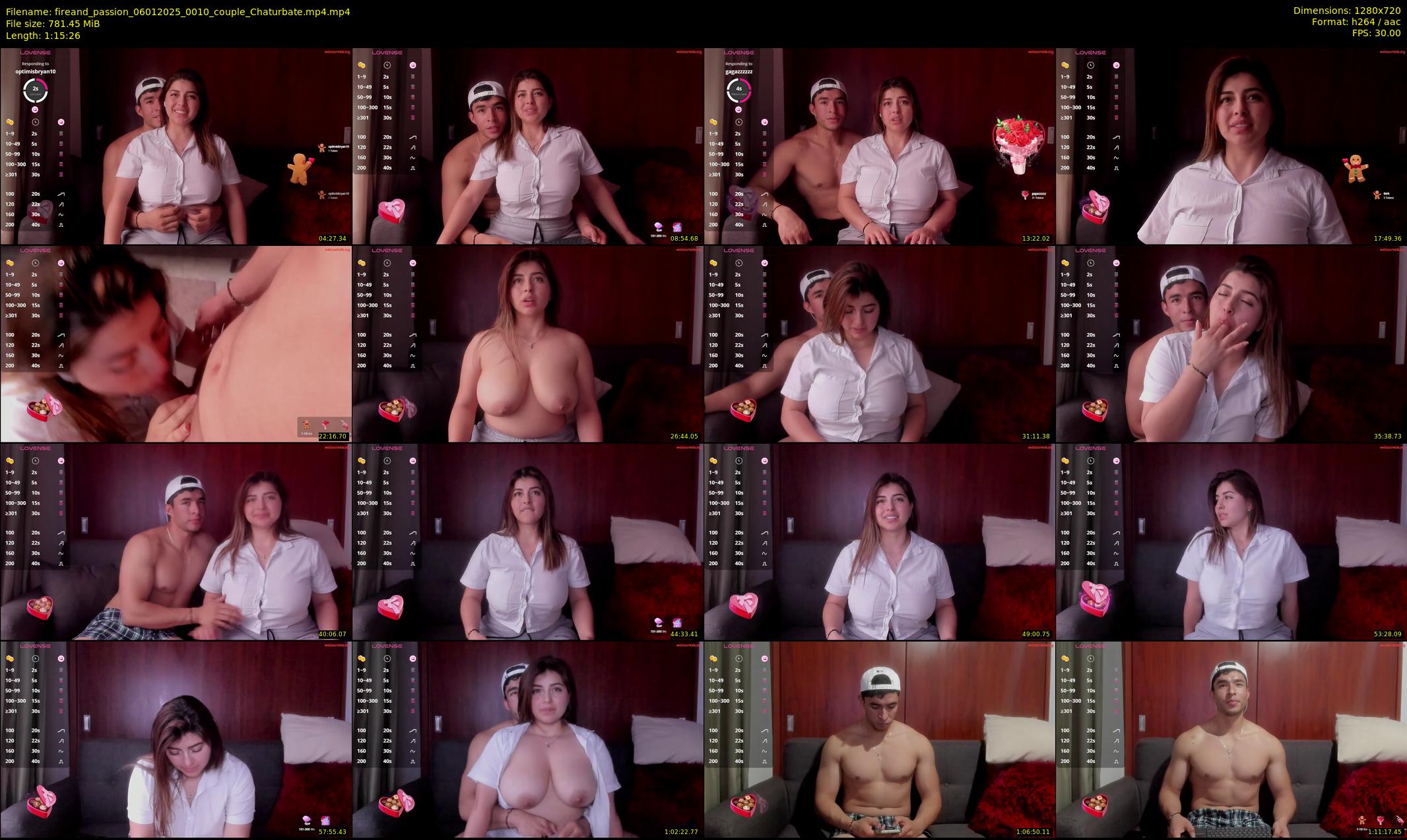 fireand_passion — 76 minute Chaturbate couple cam show recording, 720p, Jan 6, 2025