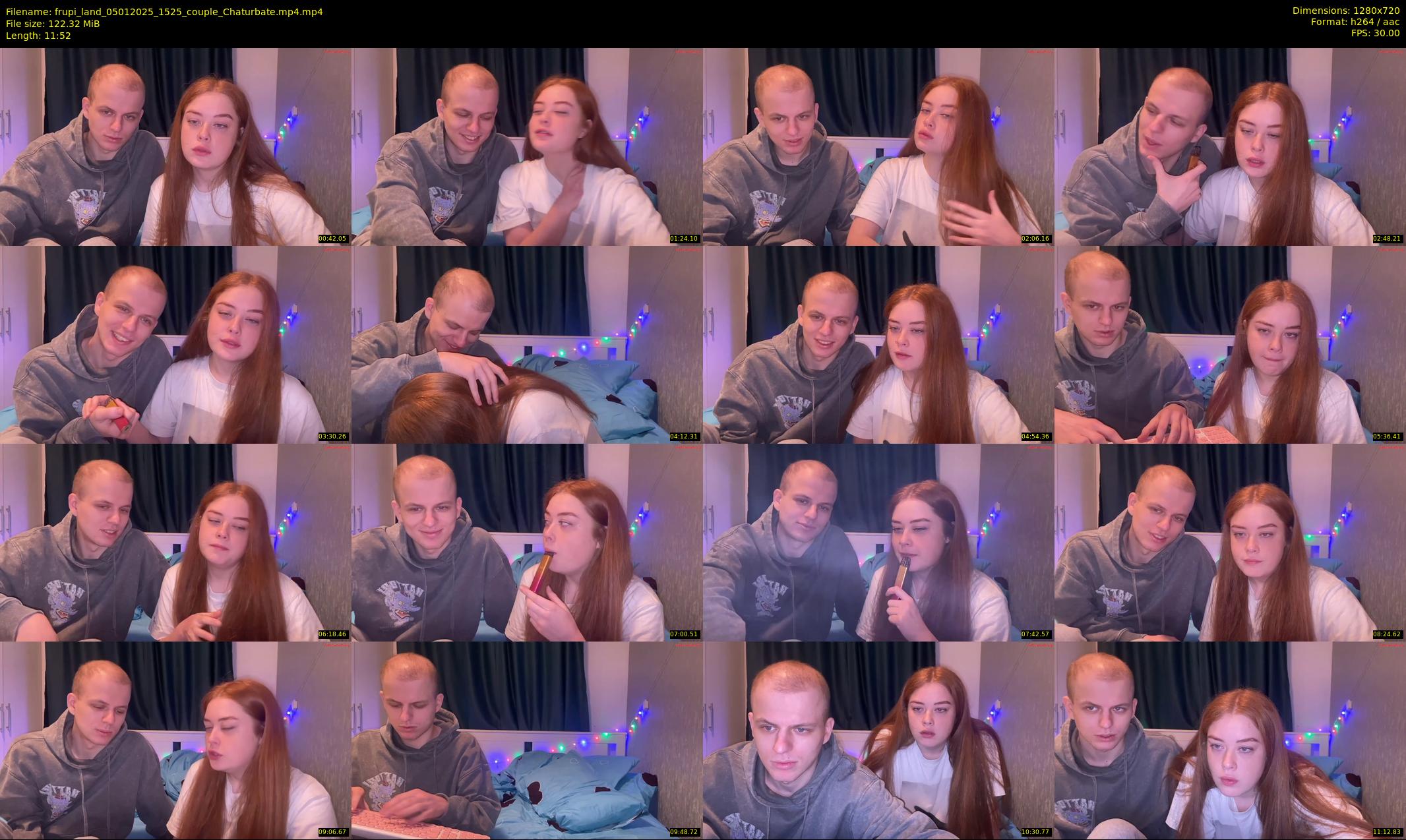 frupi_land — 12 minute Chaturbate couple cam show recording, 720p, Jan 5, 2025