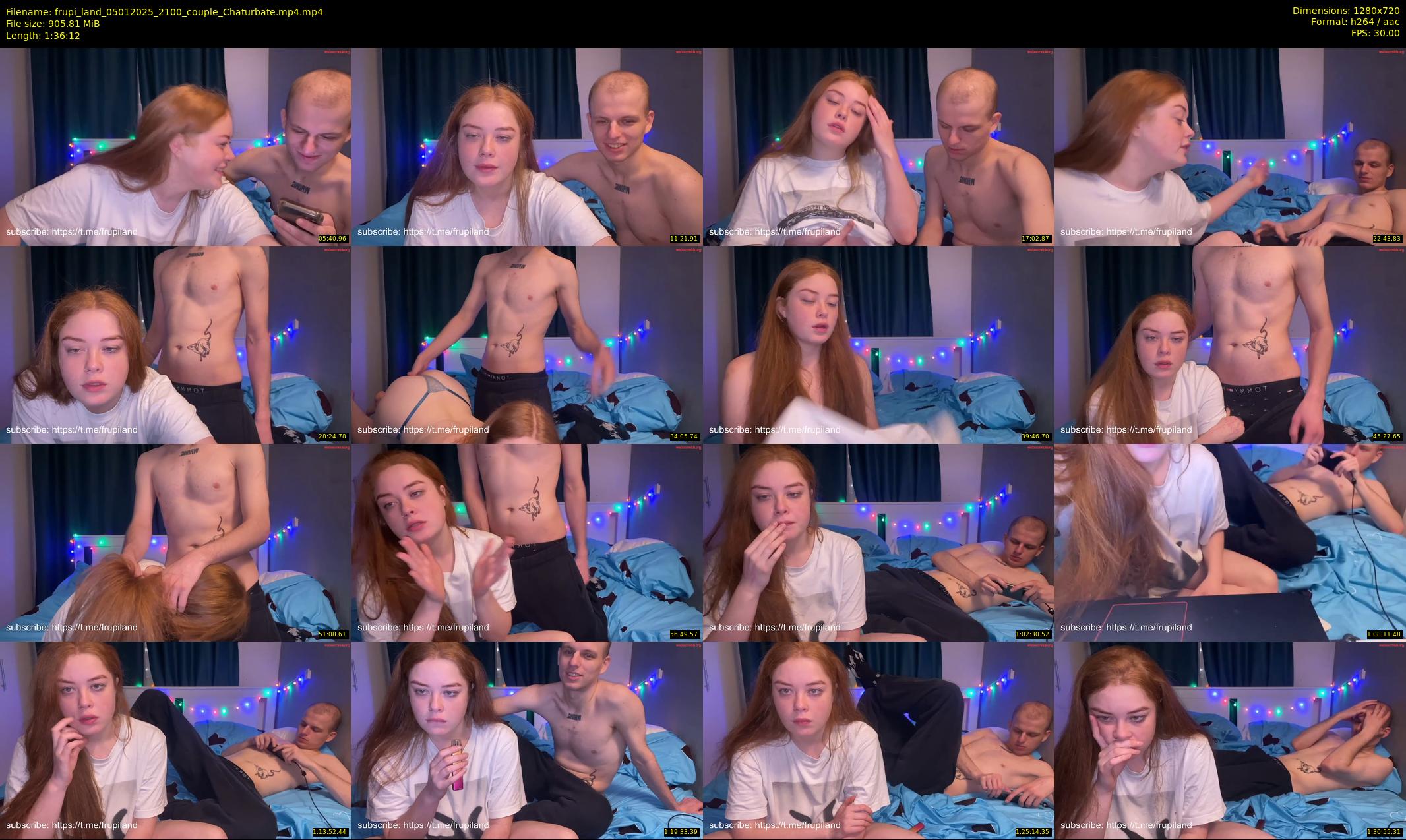 frupi_land — 97 minute Chaturbate couple cam show recording, 720p, Jan 5, 2025