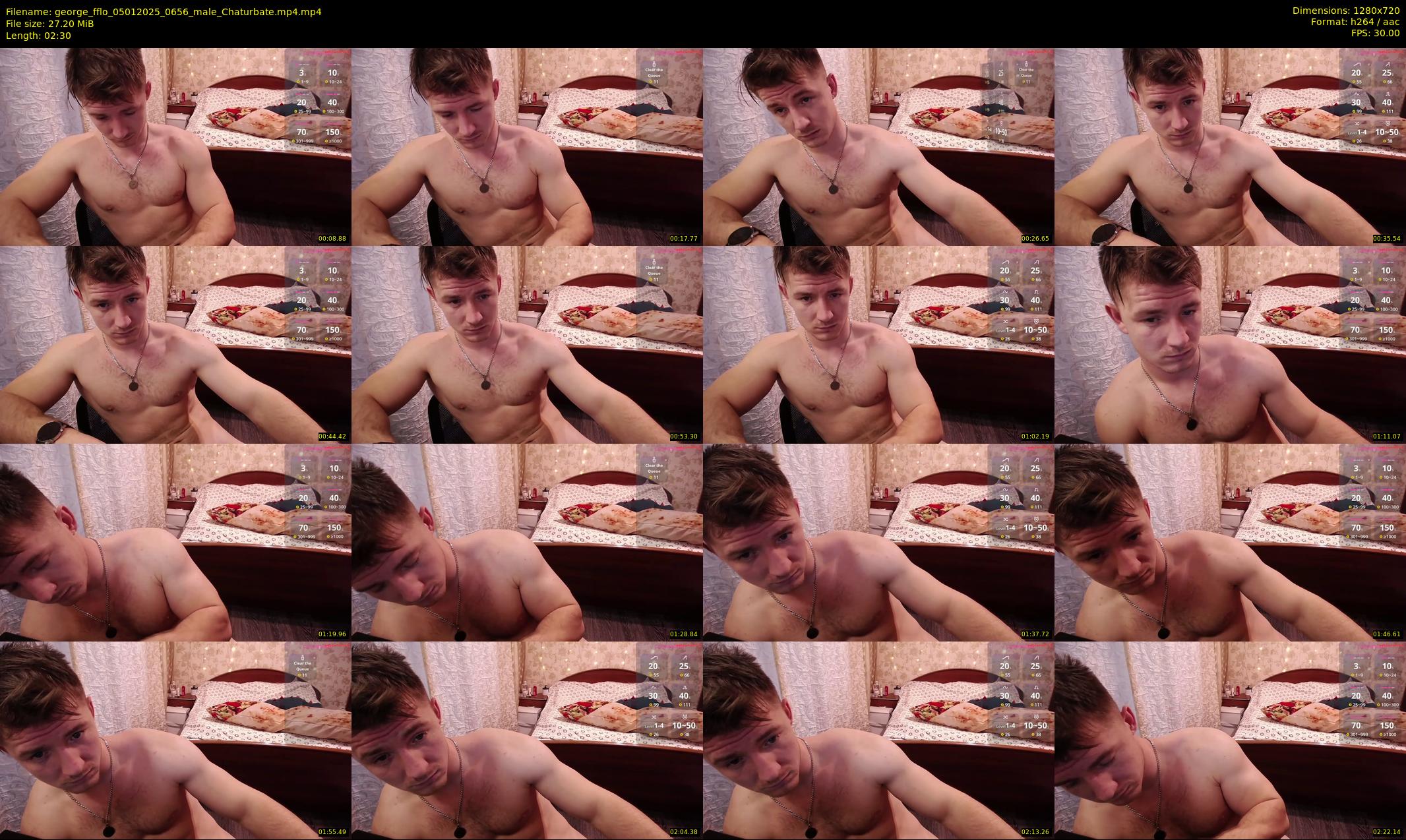 george_fflo — 3 minute Chaturbate male cam show recording, 720p, Jan 5, 2025
