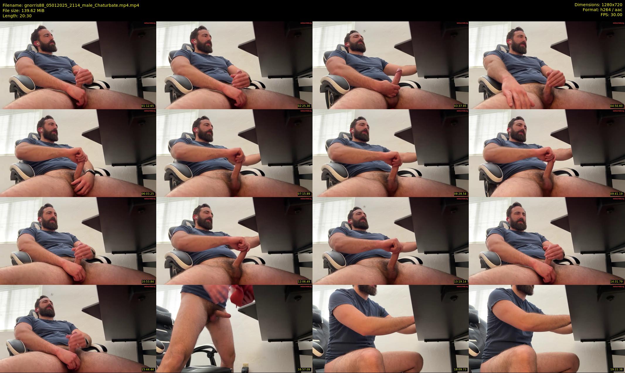 gnorris88 — 21 minute Chaturbate male cam show recording, 720p, Jan 5, 2025