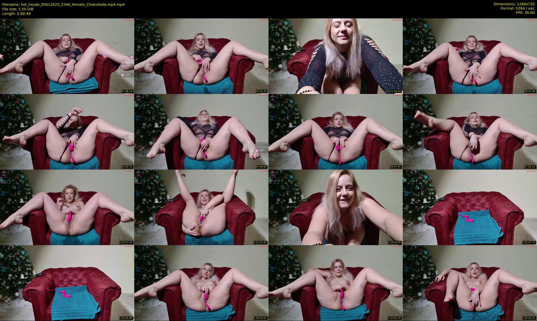 hot_hayde — 121 minute Chaturbate female cam show recording, 720p, Jan 5, 2025