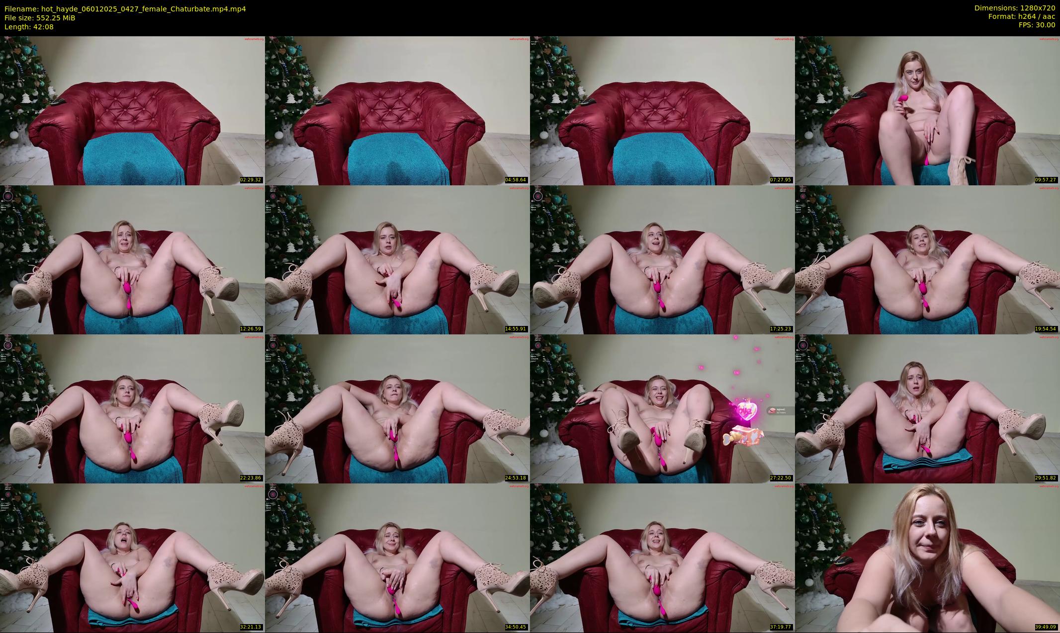 hot_hayde — 43 minute Chaturbate female cam show recording, 720p, Jan 6, 2025