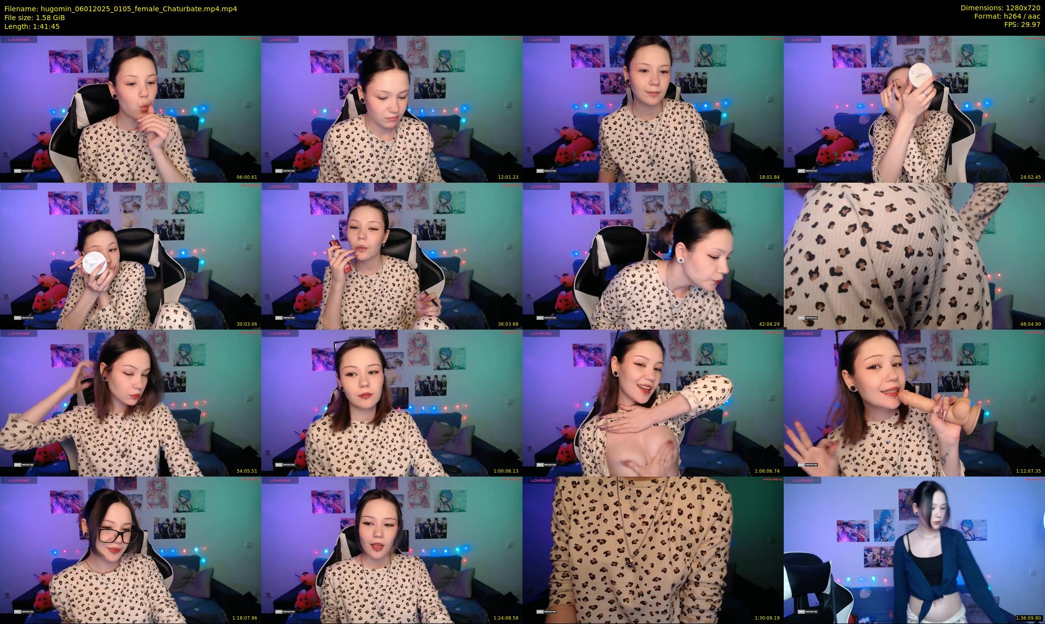 hugomin — 102 minute Chaturbate female cam show recording, 720p, Jan 6, 2025