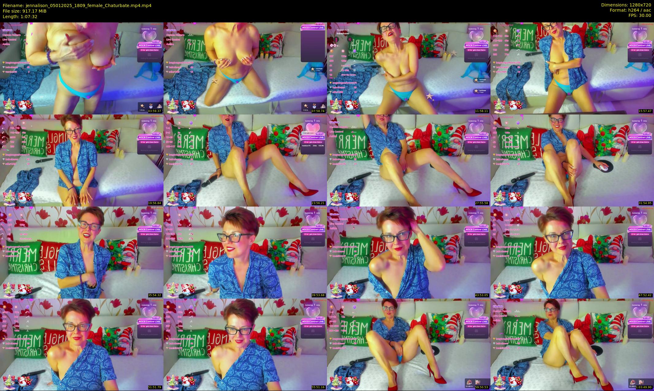 jennalison — 68 minute Chaturbate female cam show recording, 720p, Jan 5, 2025